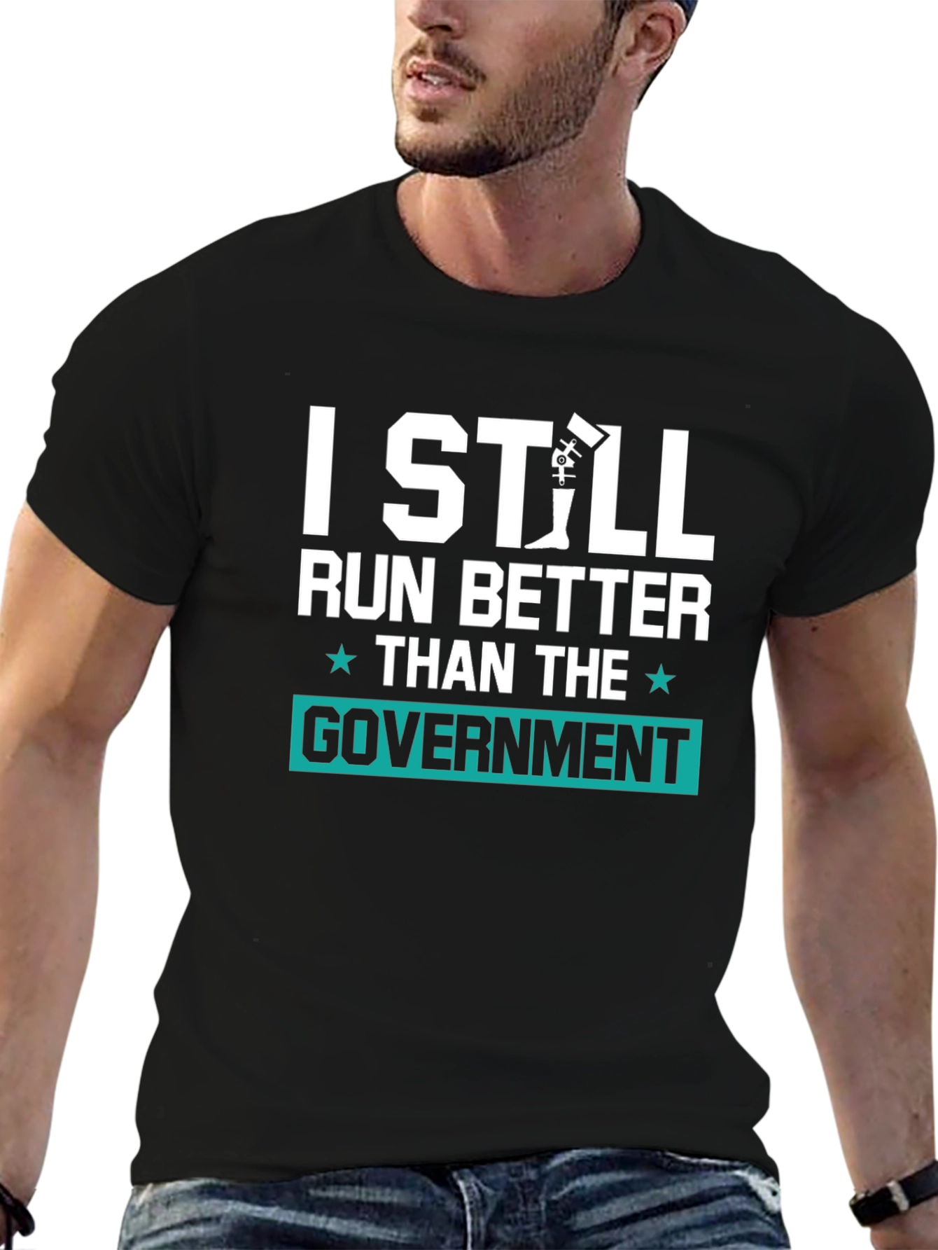 I Still Run Better Than The Government Tee