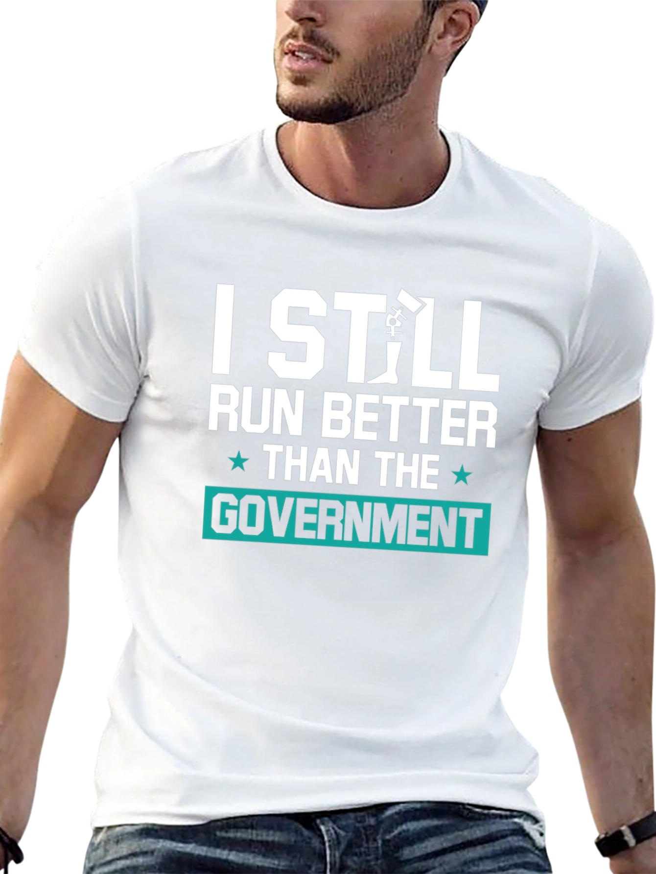 I Still Run Better Than The Government Tee