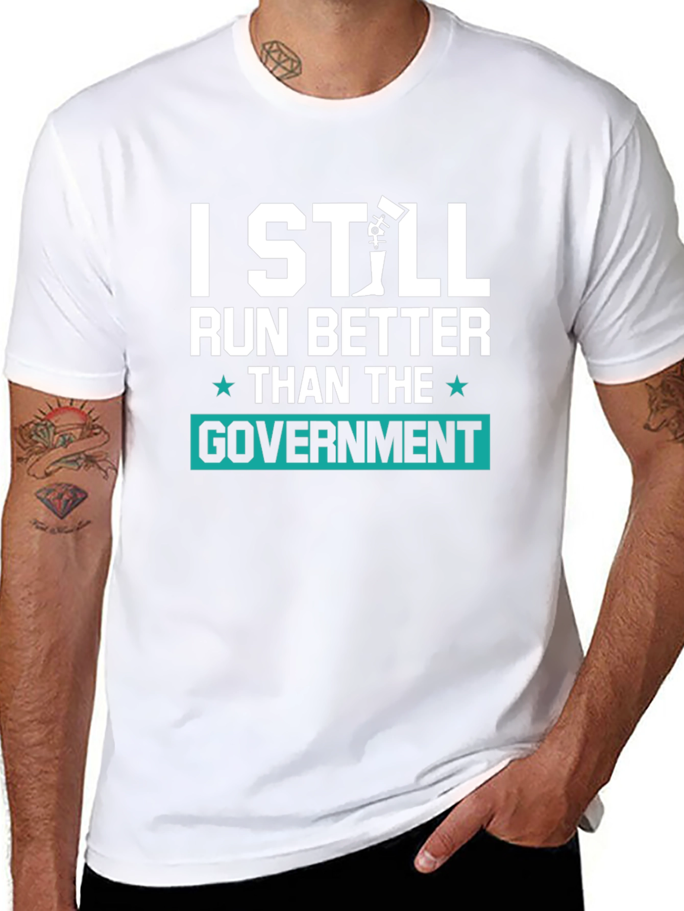 I Still Run Better Than The Government Tee