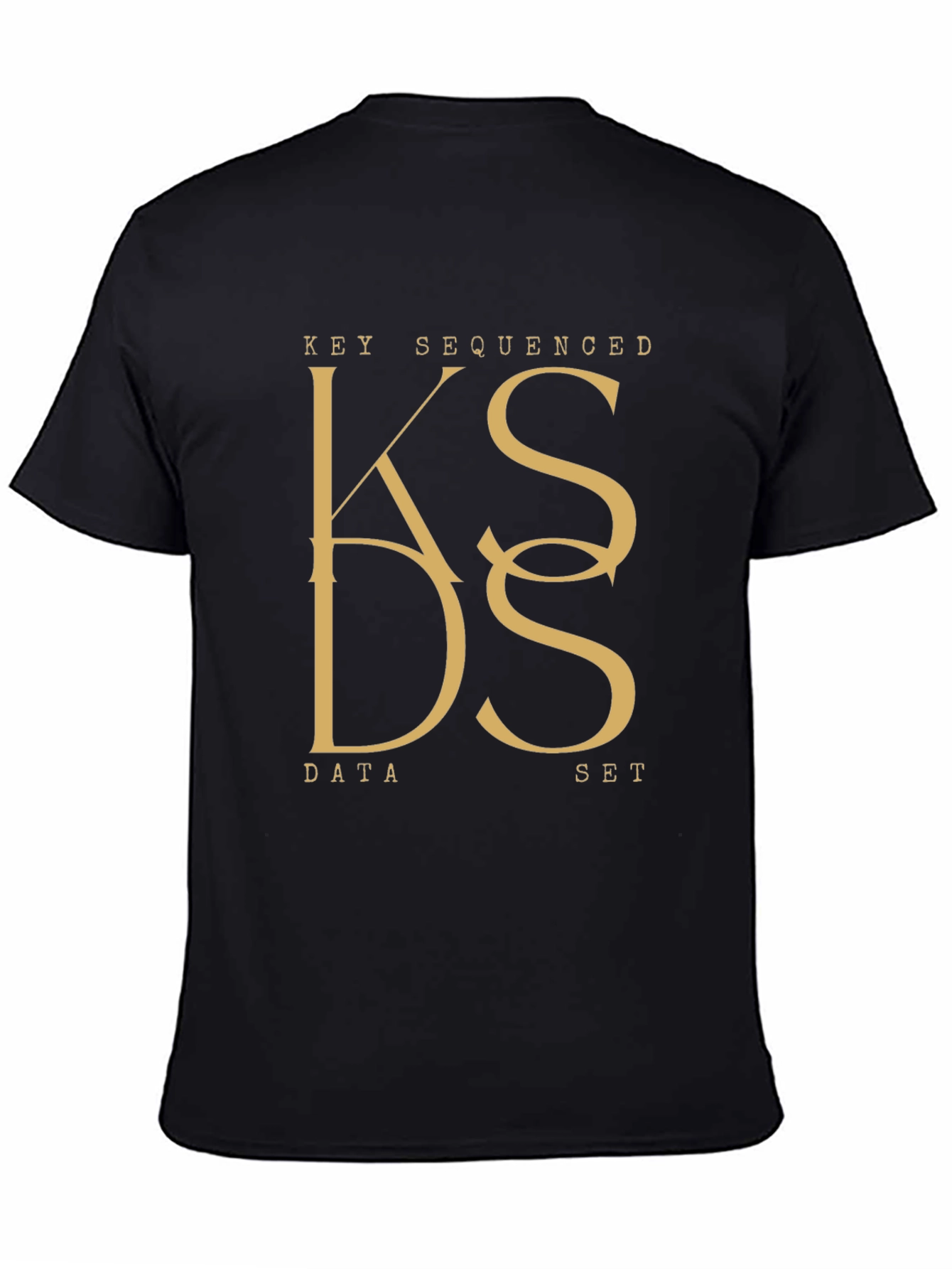 Key Sequenced Data Set Black T-Shirt