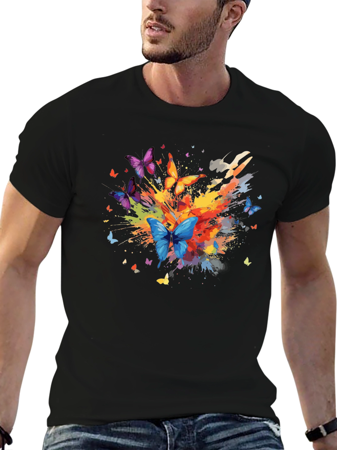 Butterfly Splash Graphic Tee