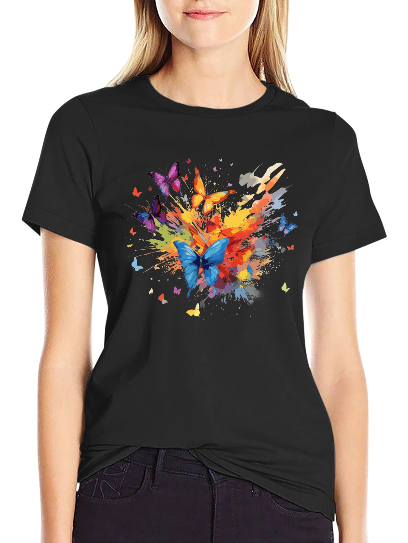 Butterfly Splash Graphic Tee