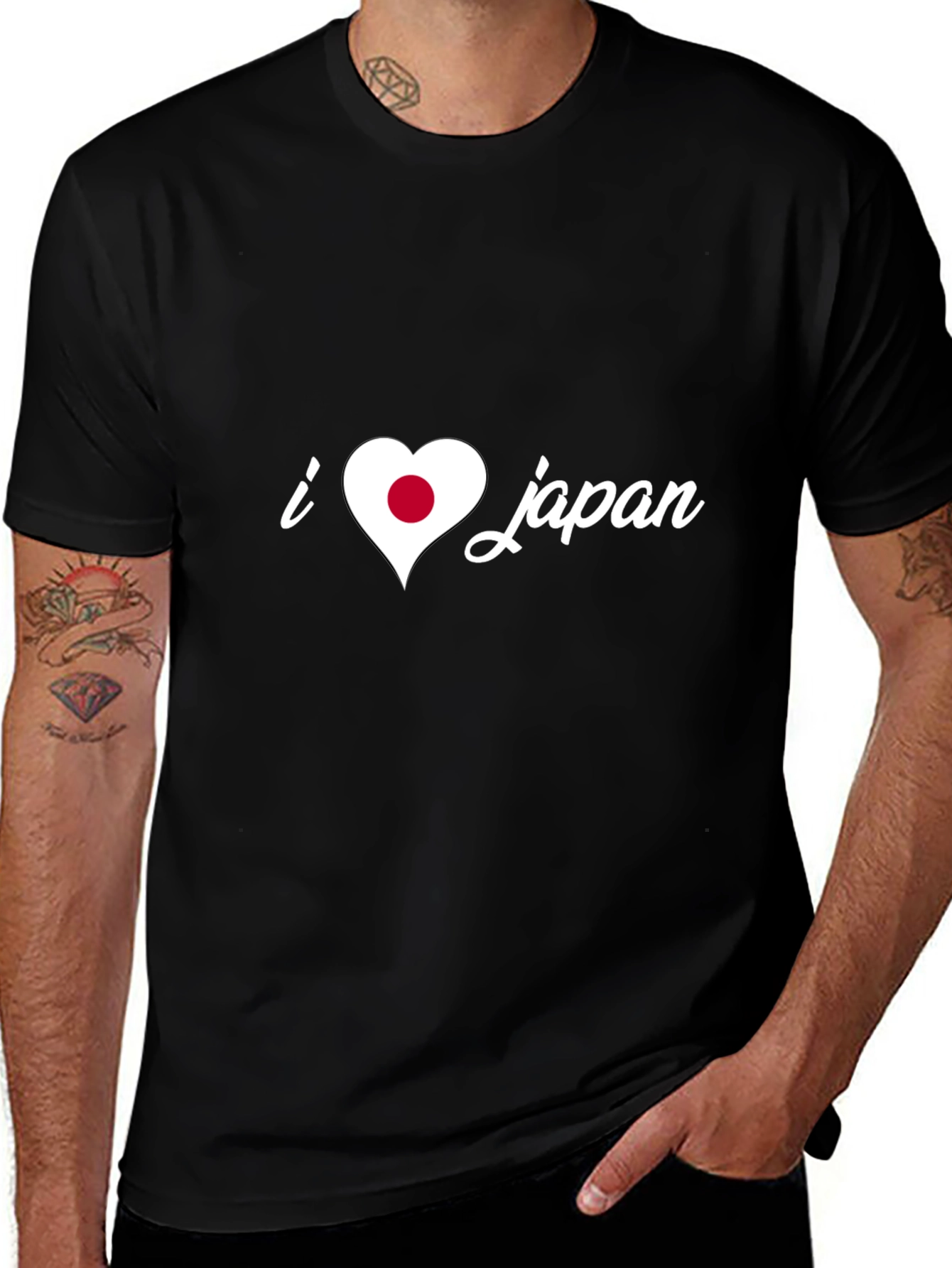 I Heart Japan Black T-Shirt
