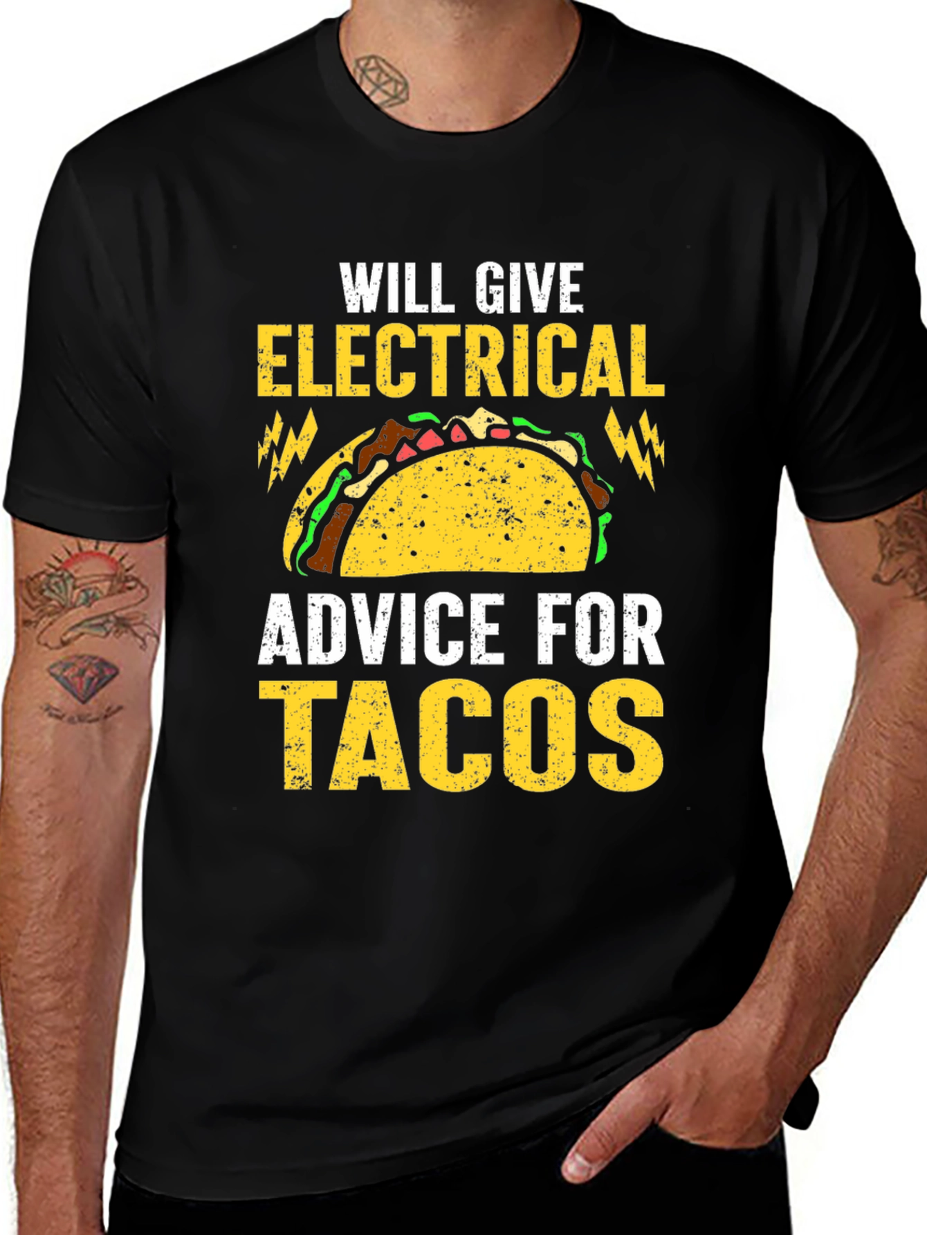 Electrical Advice for Tacos Graphic Tee
