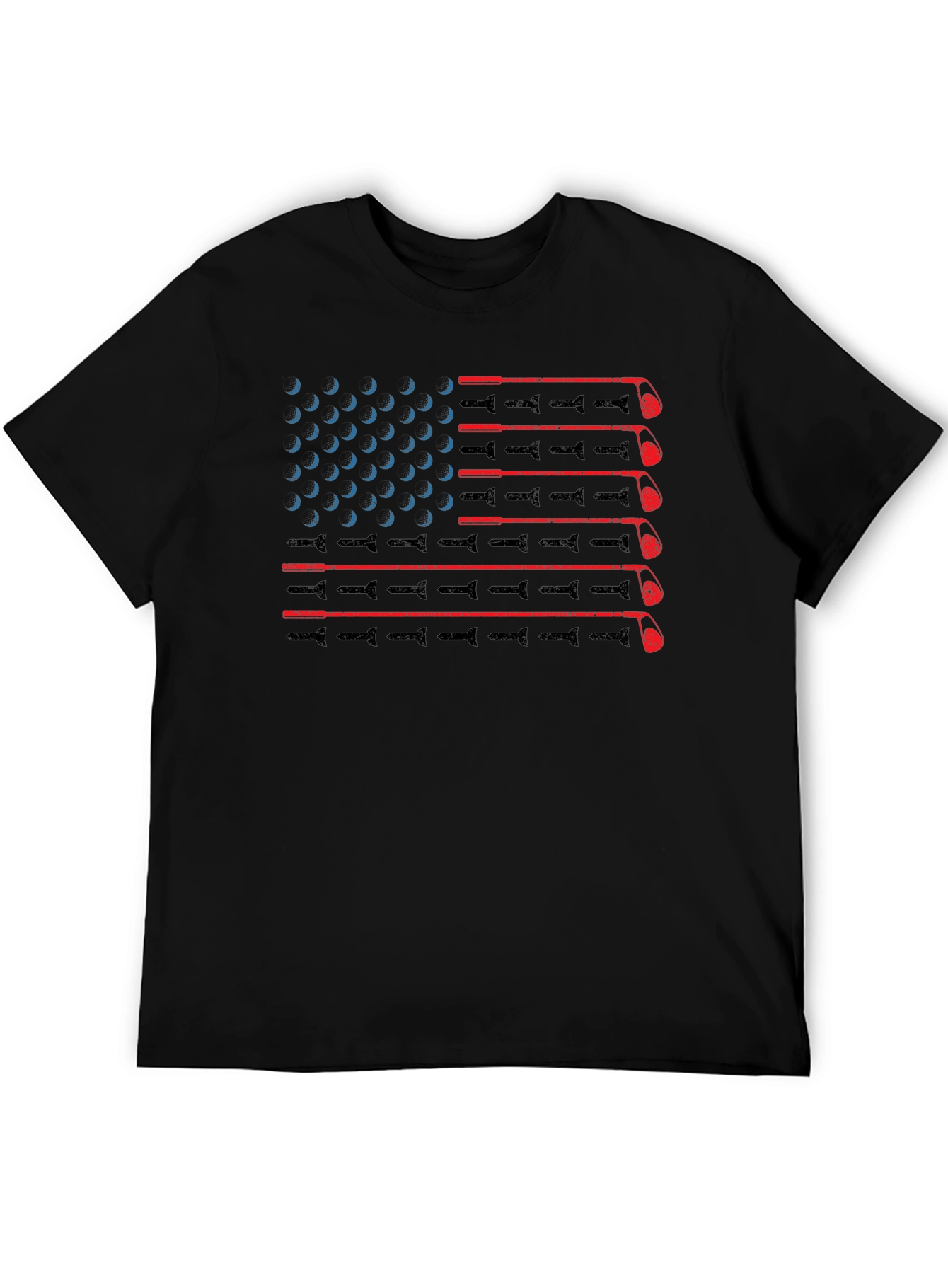 Golf American Flag T-Shirt