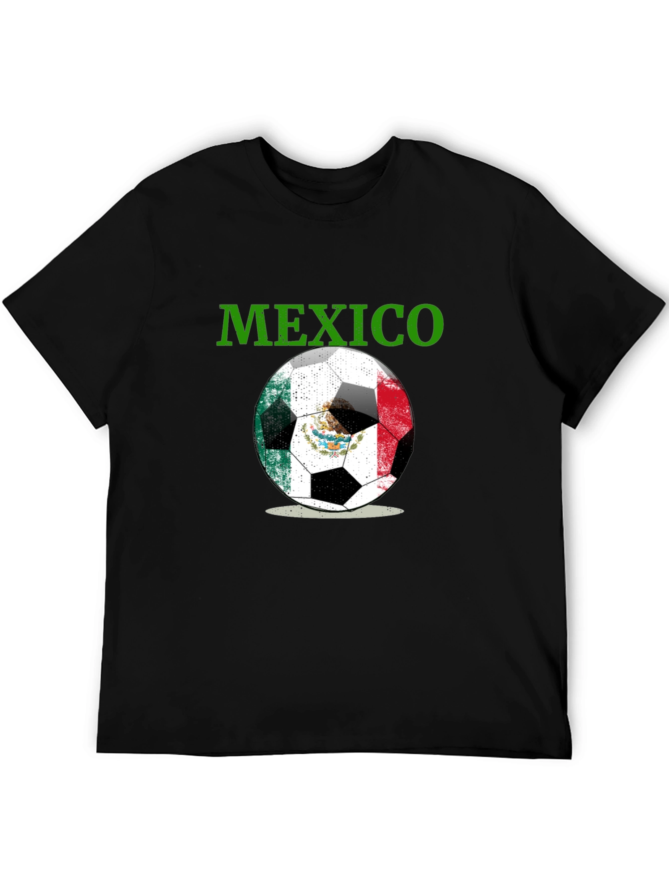 Mexico Soccer Ball Graphic T-Shirt