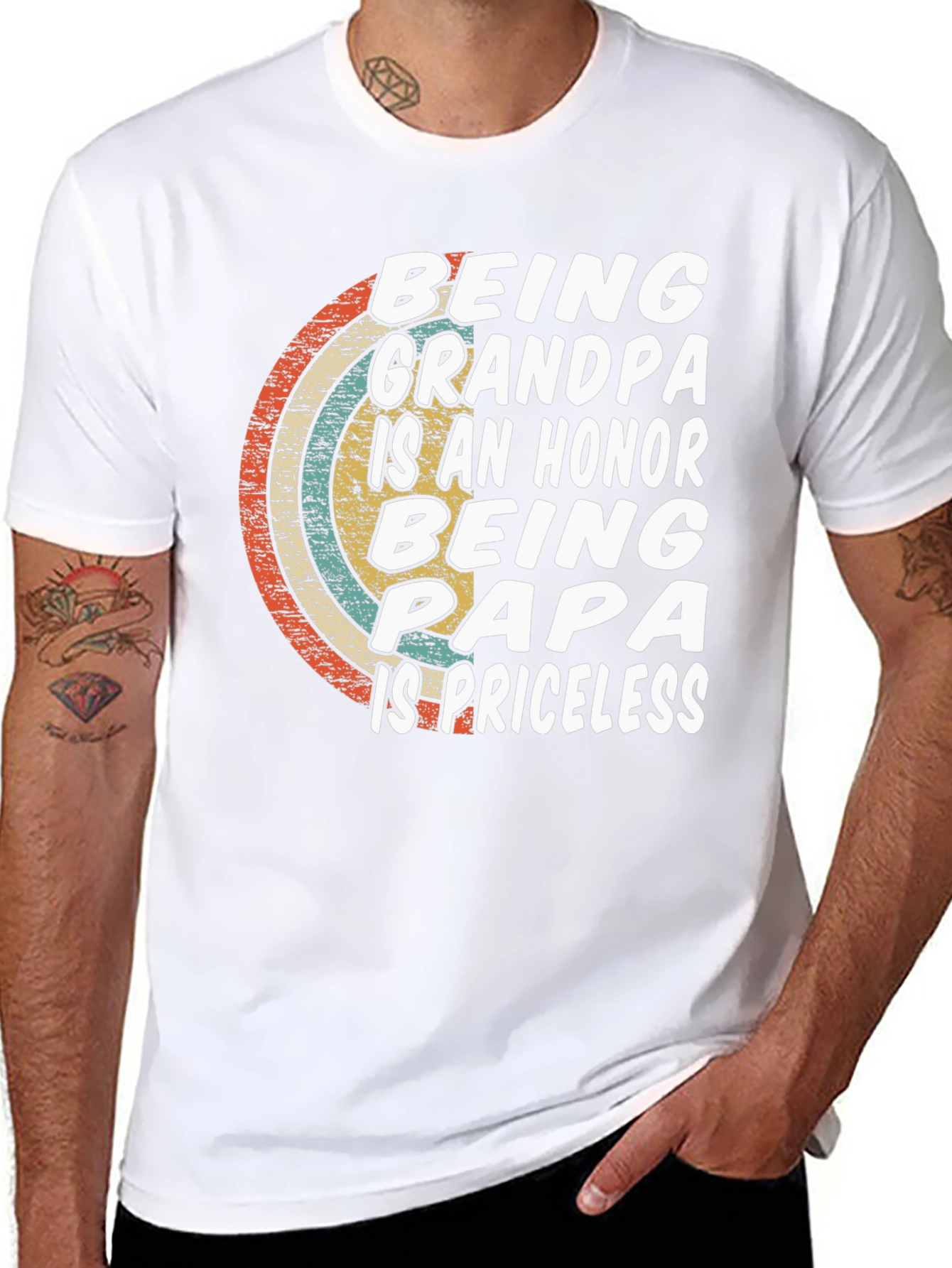 Being Grandpa Papa T-Shirt