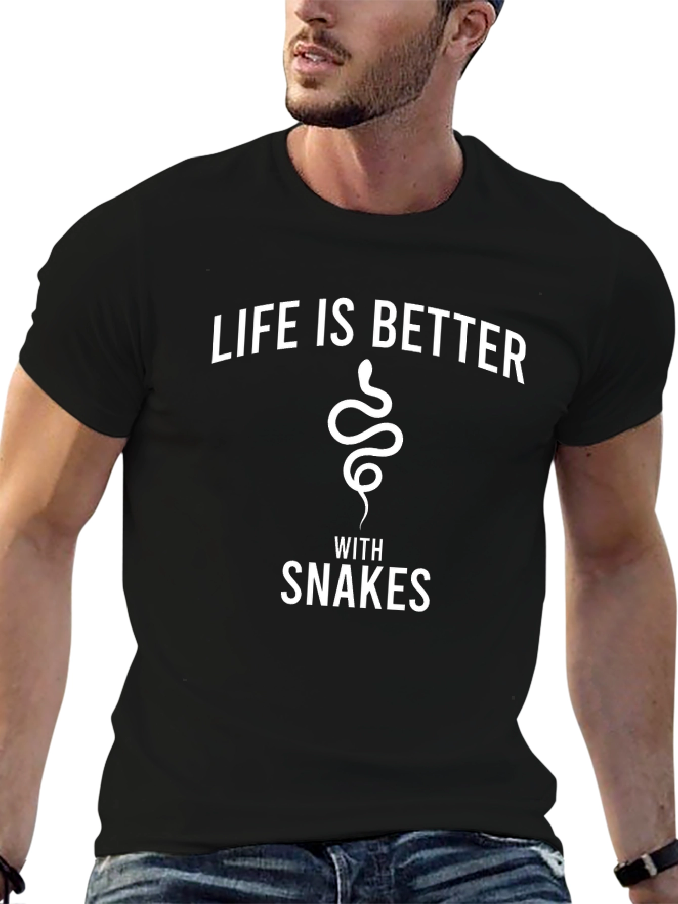 Life is Better with Snakes Graphic Tee