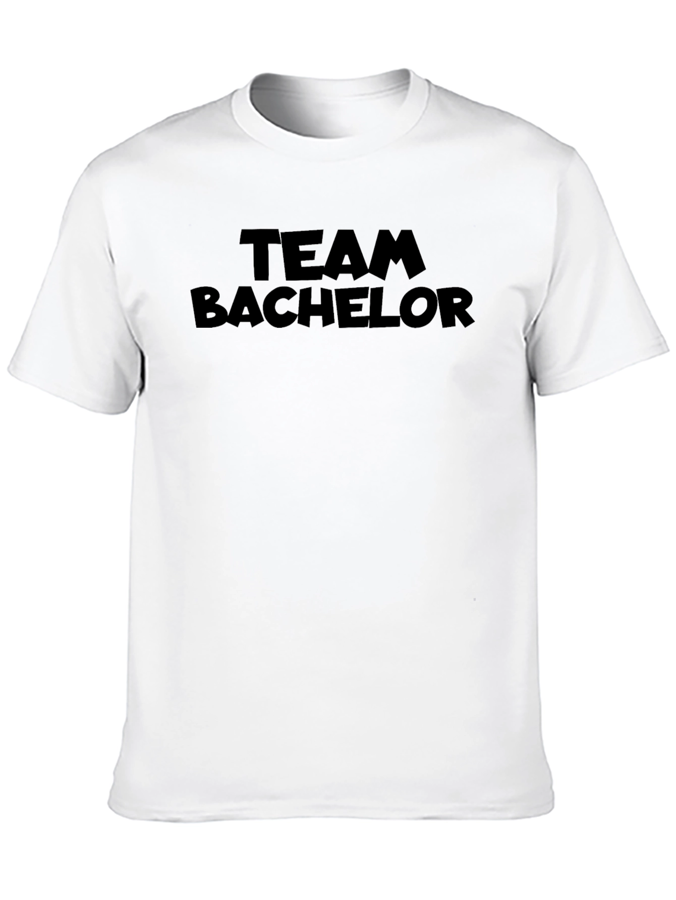 Team Bachelor Black Crew Neck T-Shirt