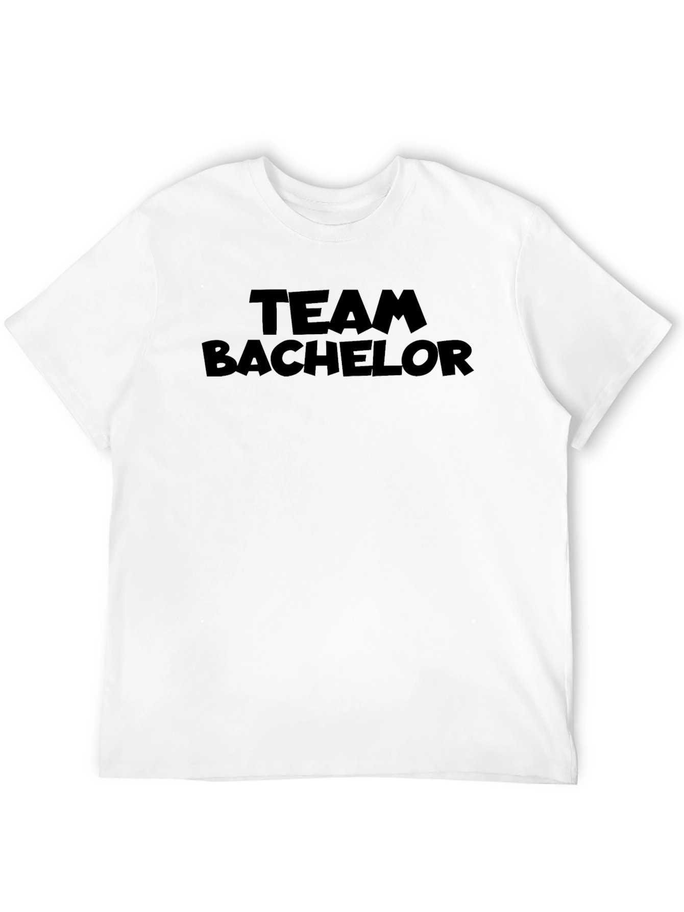 Team Bachelor Black Crew Neck T-Shirt