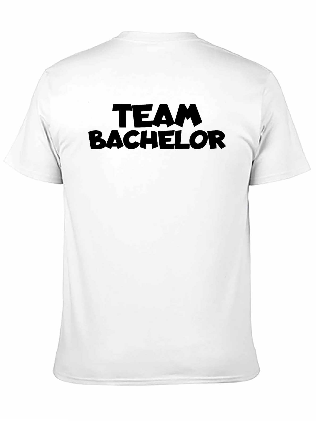 Team Bachelor Black Crew Neck T-Shirt