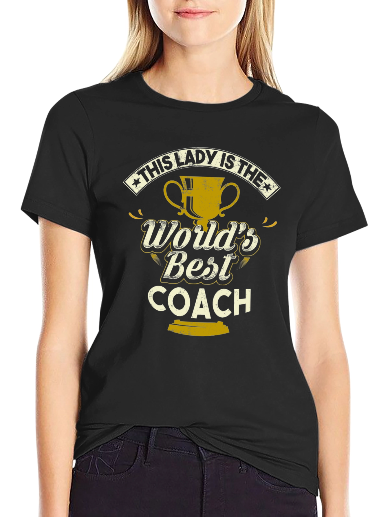 Worlds Best Coach Lady T-Shirt