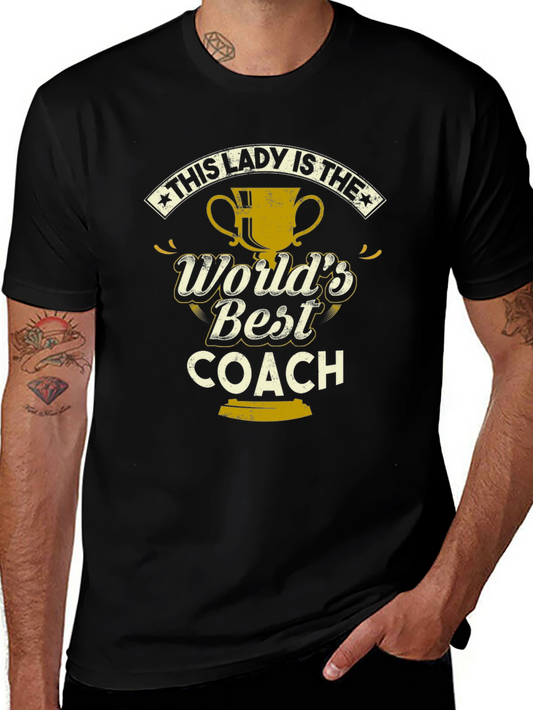 Worlds Best Coach Lady T-Shirt