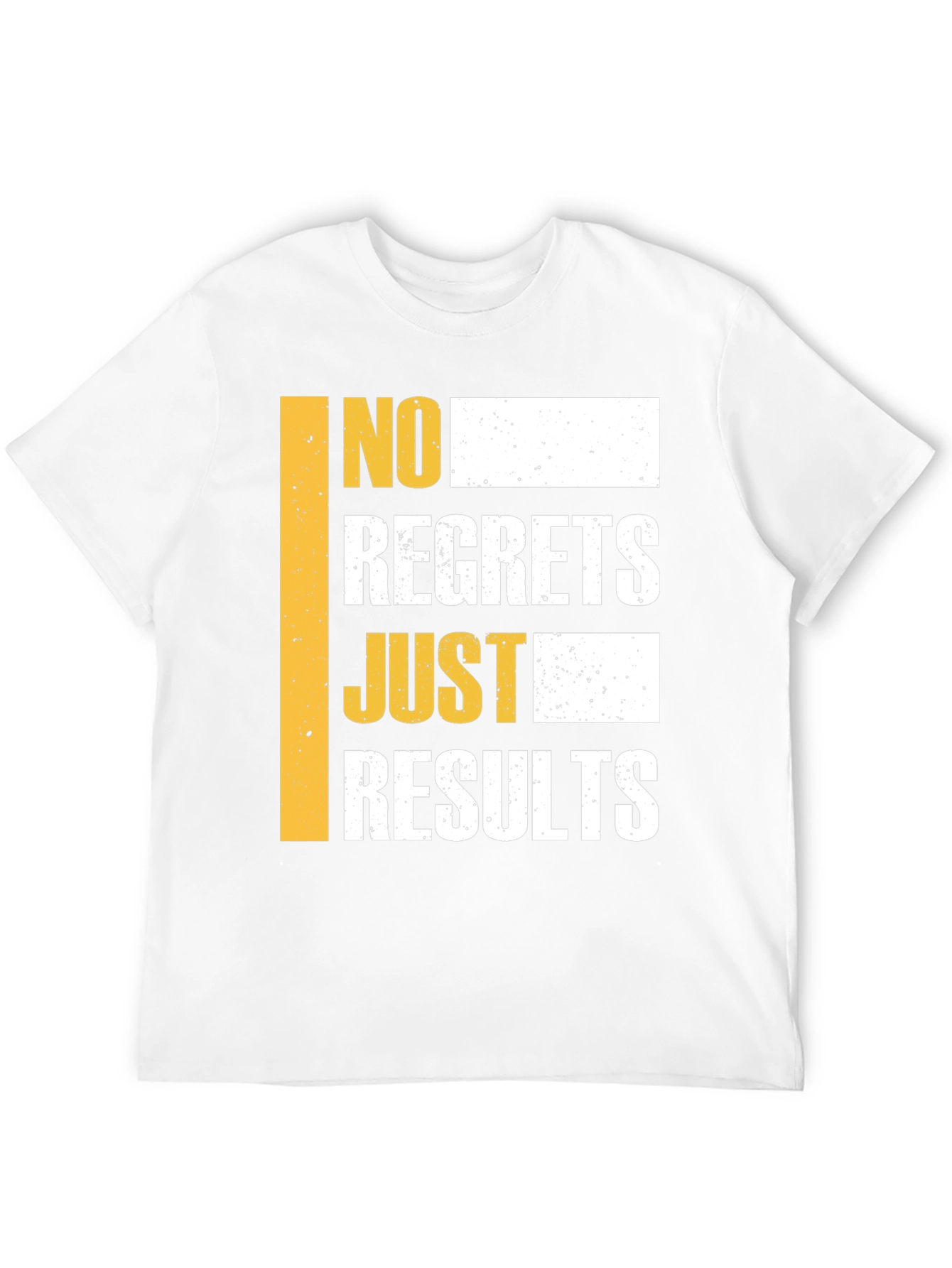 No Regrets Just Results Graphic Tee - Motivational T-Shirt