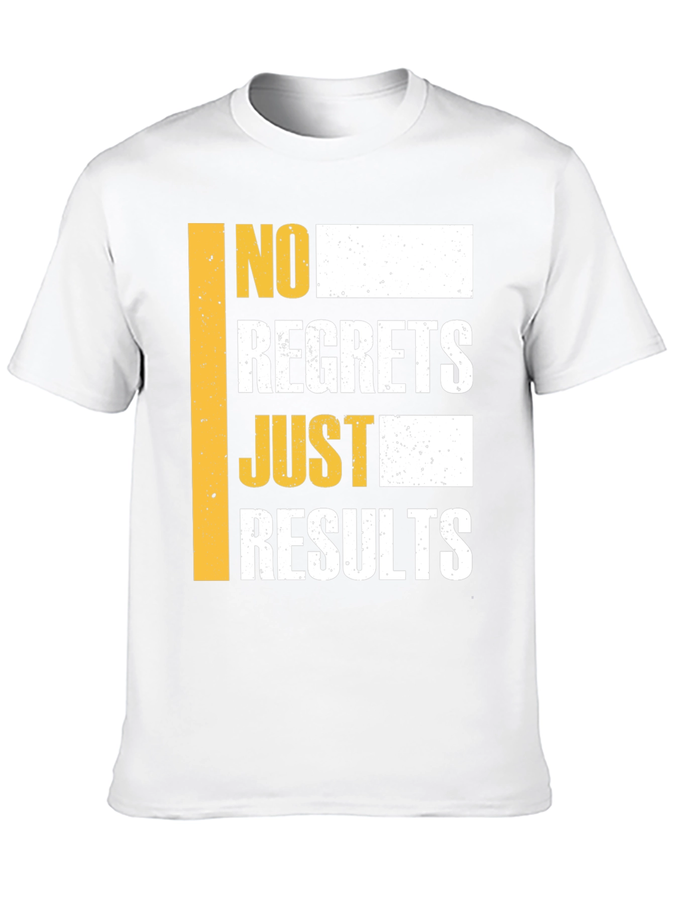 No Regrets Just Results Graphic Tee - Motivational T-Shirt