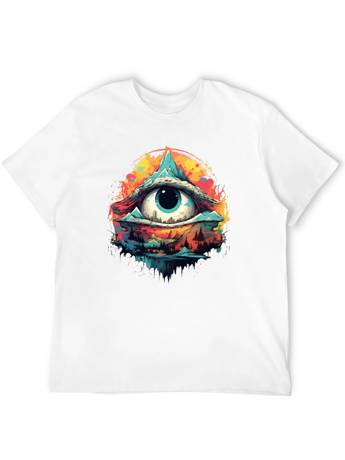 Psychedelic Eye T-Shirt - Artistic Design