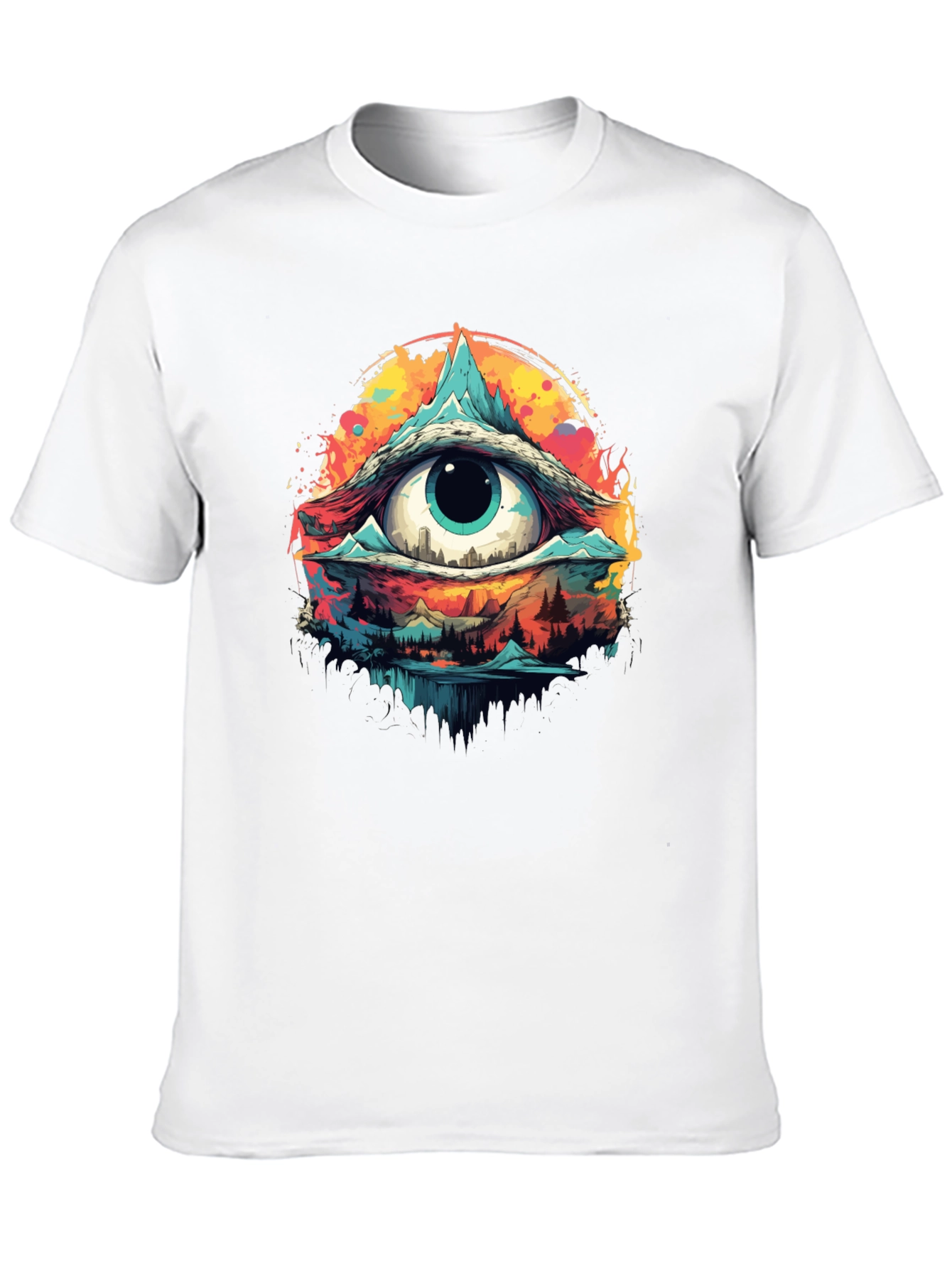 Psychedelic Eye T-Shirt - Artistic Design
