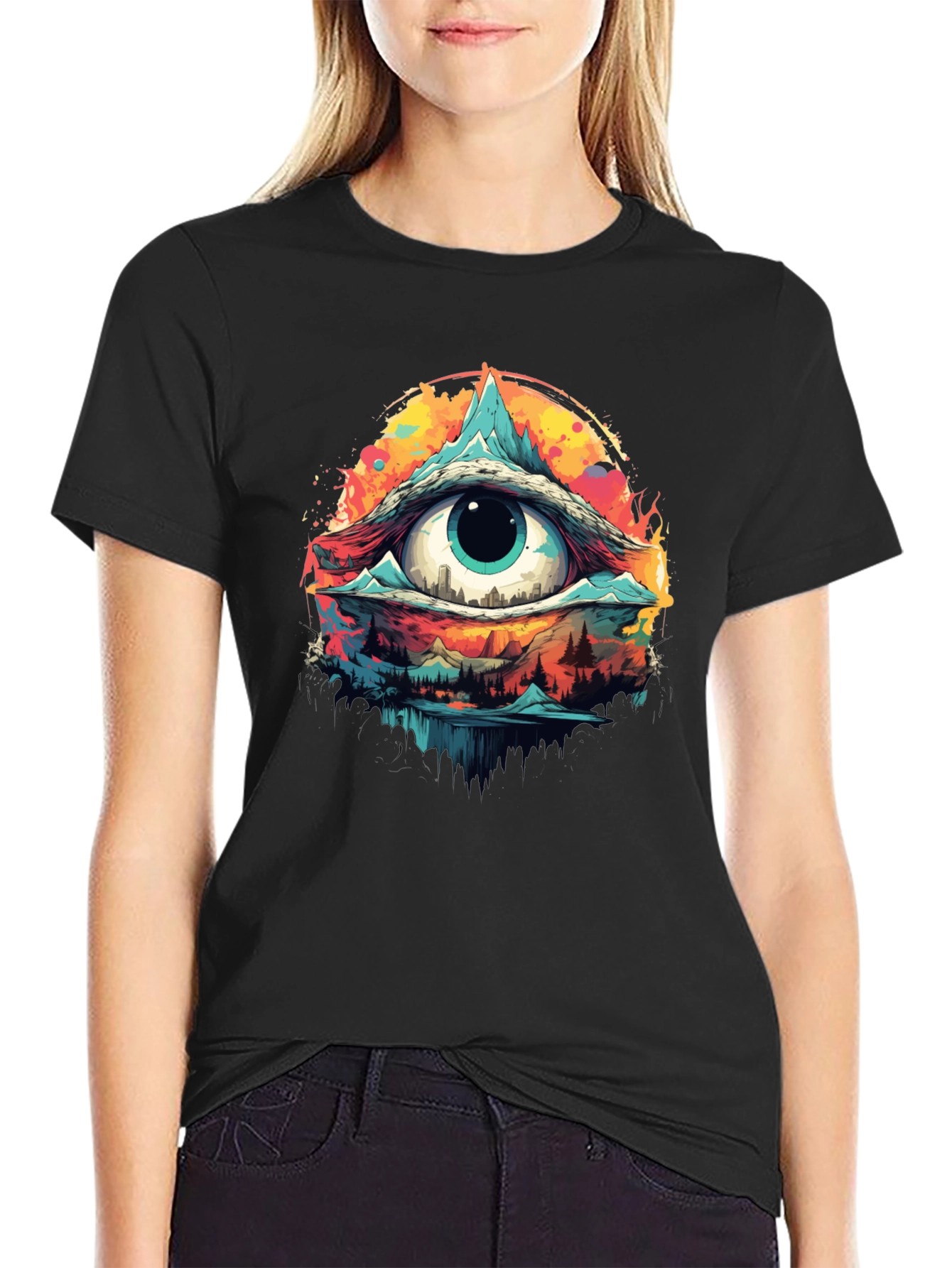 Psychedelic Eye T-Shirt - Artistic Design