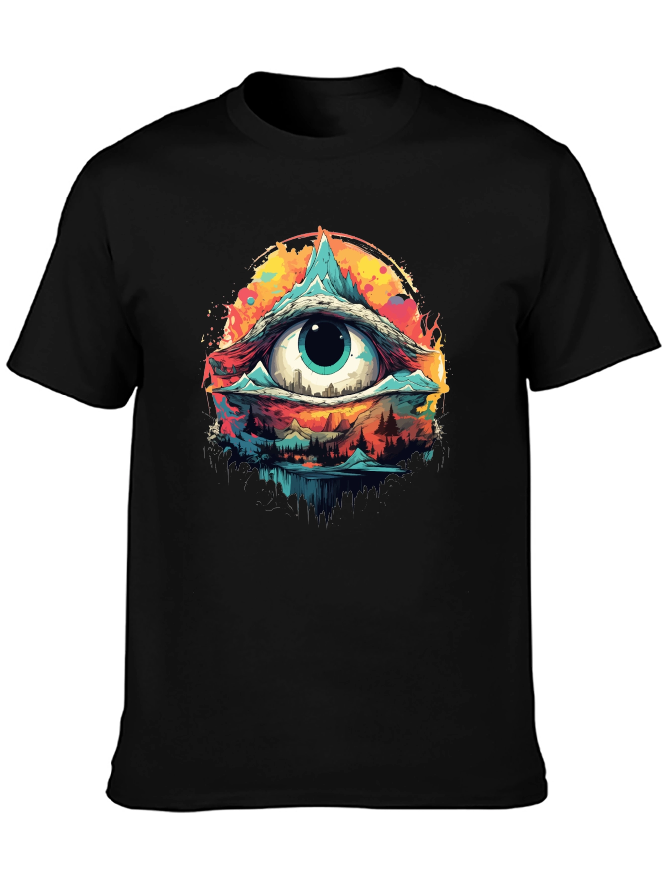 Psychedelic Eye T-Shirt - Artistic Design