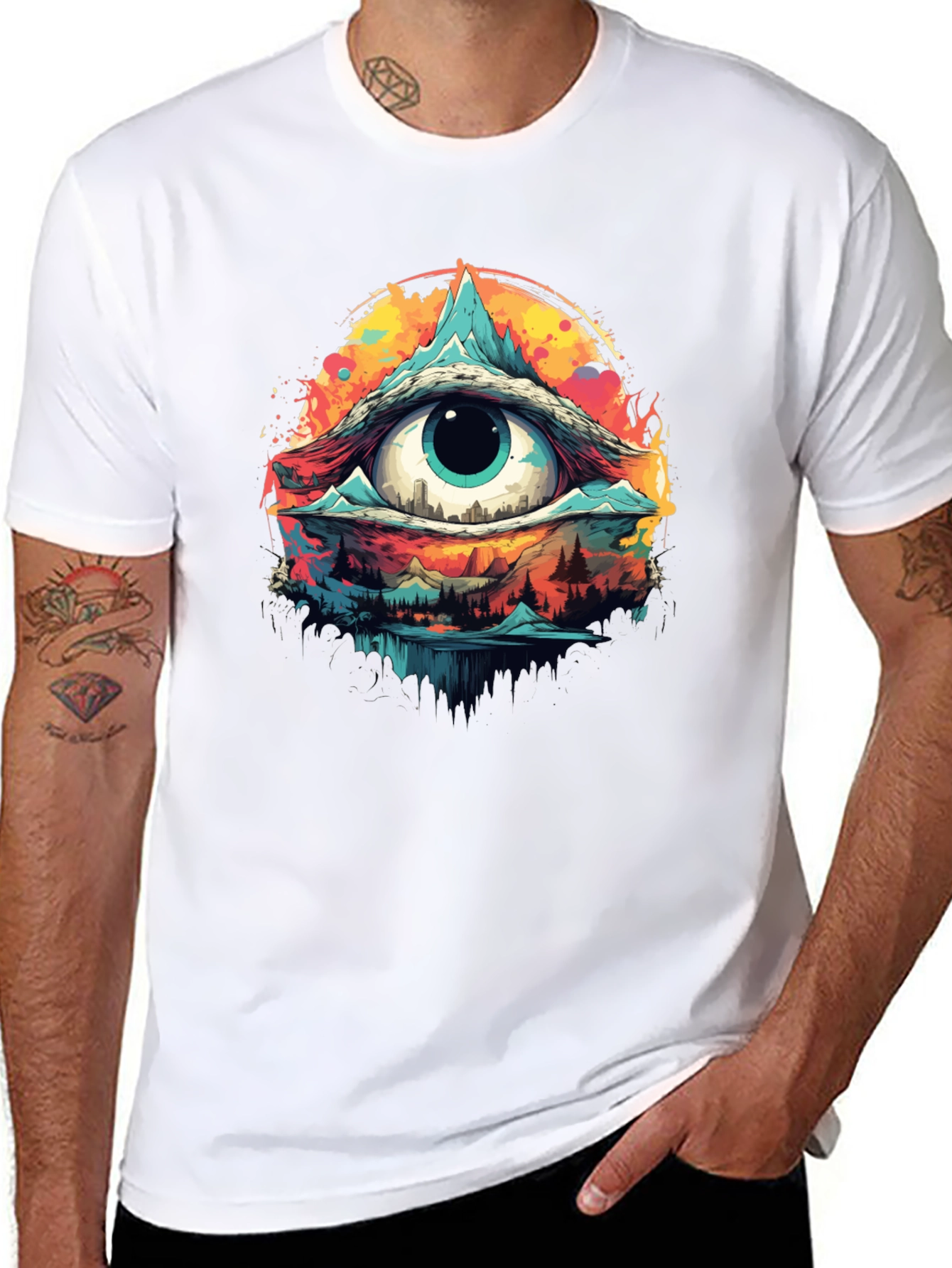 Psychedelic Eye T-Shirt - Artistic Design