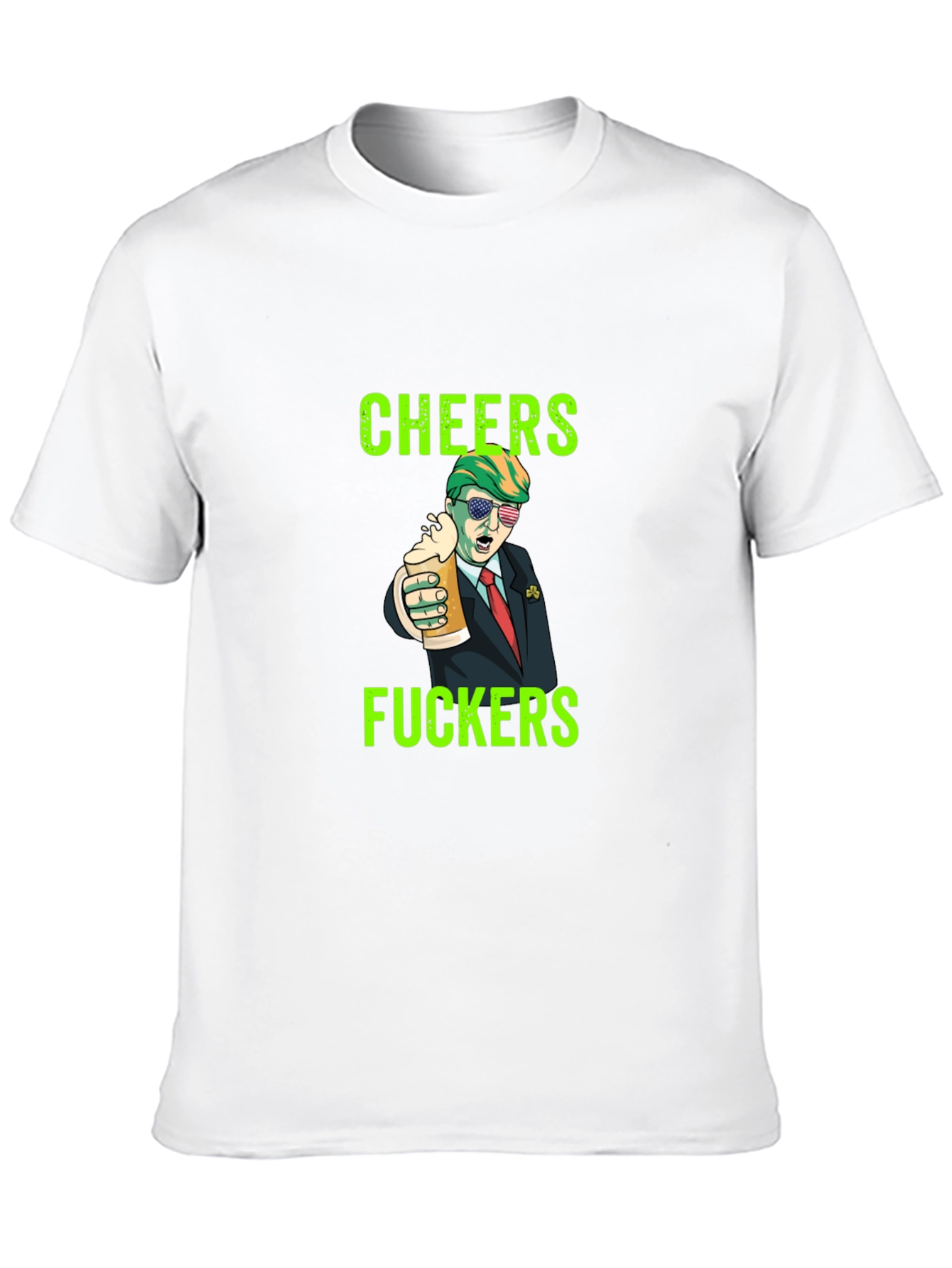 Cheers Trump Novelty Graphic Tee