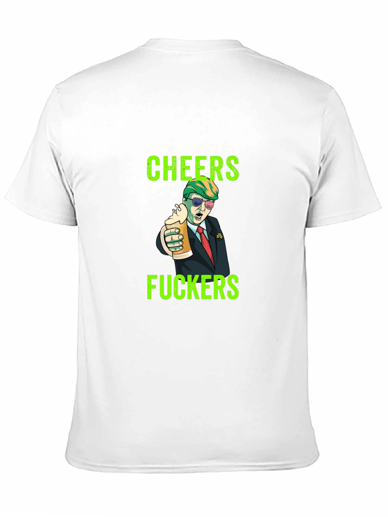 Cheers Trump Novelty Graphic Tee