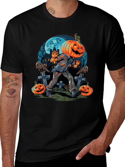 Pumpkin Head Halloween T-Shirt