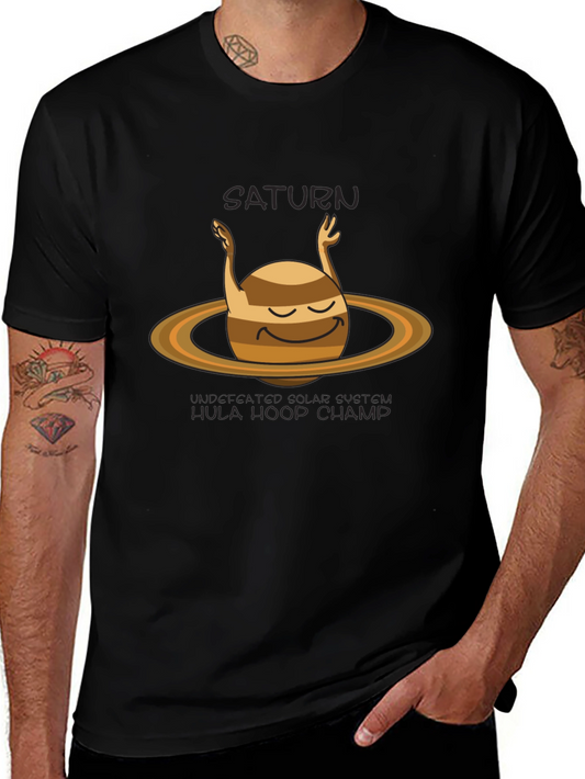 Saturn Hula Hoop Champ Graphic T-Shirt