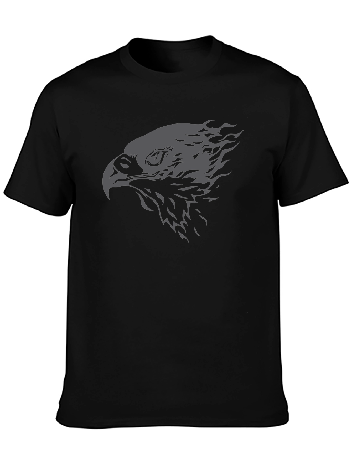 Mens Black Eagle Graphic Tee