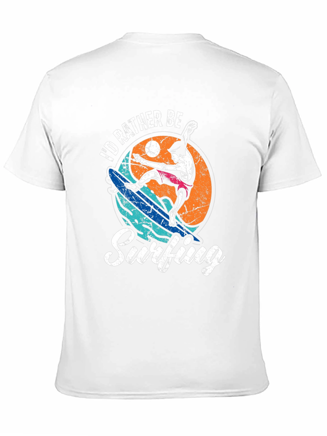 Id Rather Be Surfing Graphic Tee