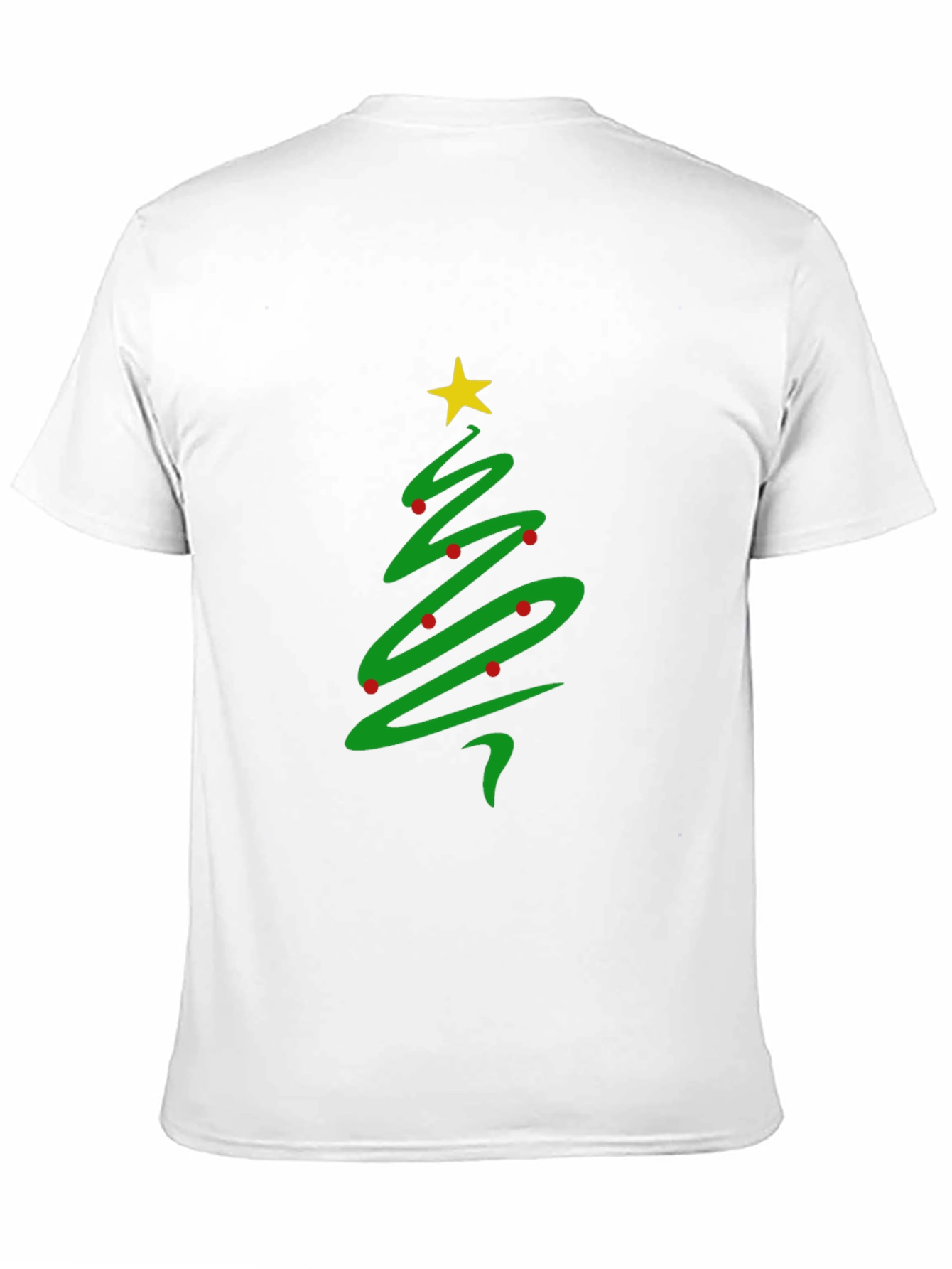Christmas Tree Graphic Black T-Shirt