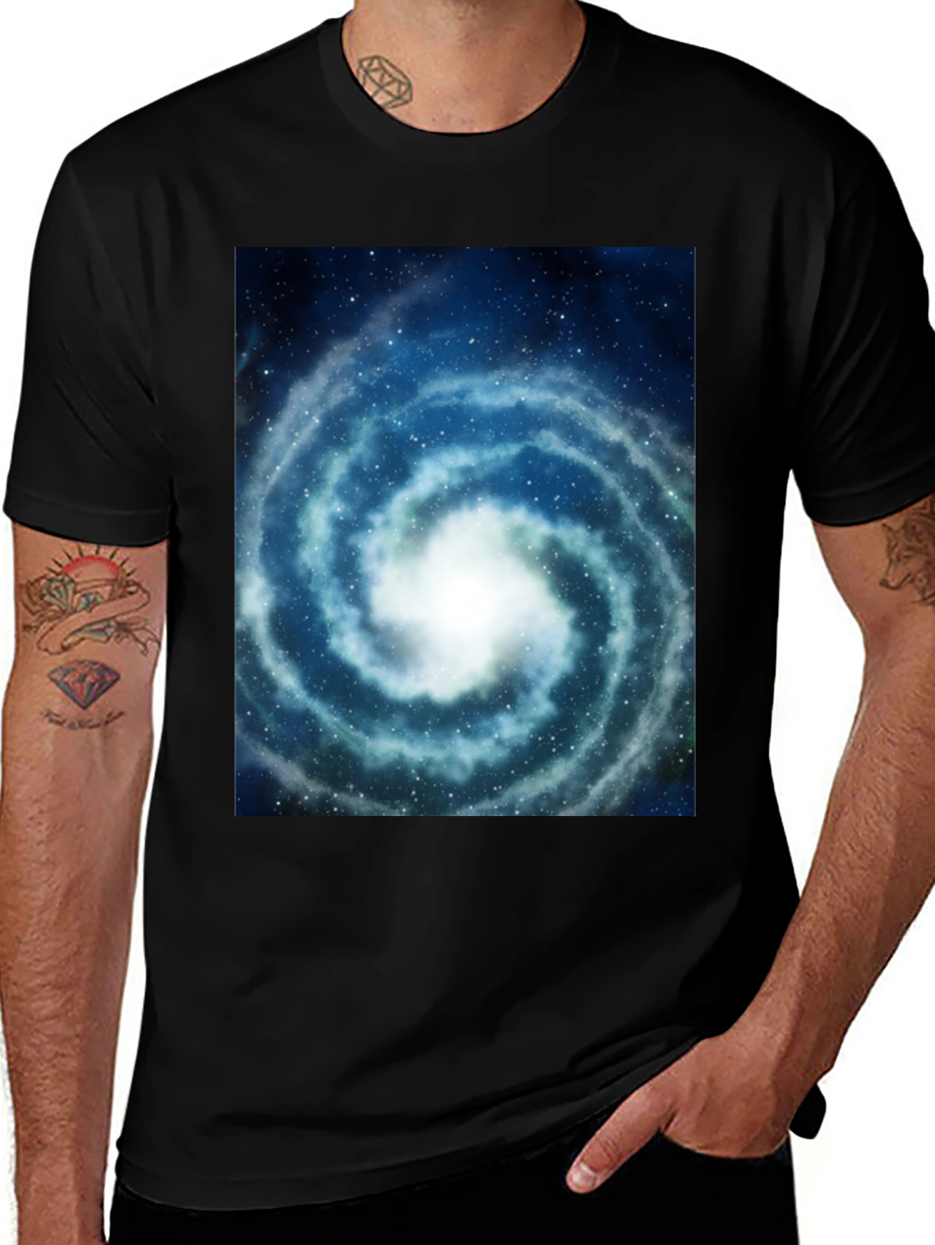 Galaxy Swirl T-Shirt - Cosmic Design Tee