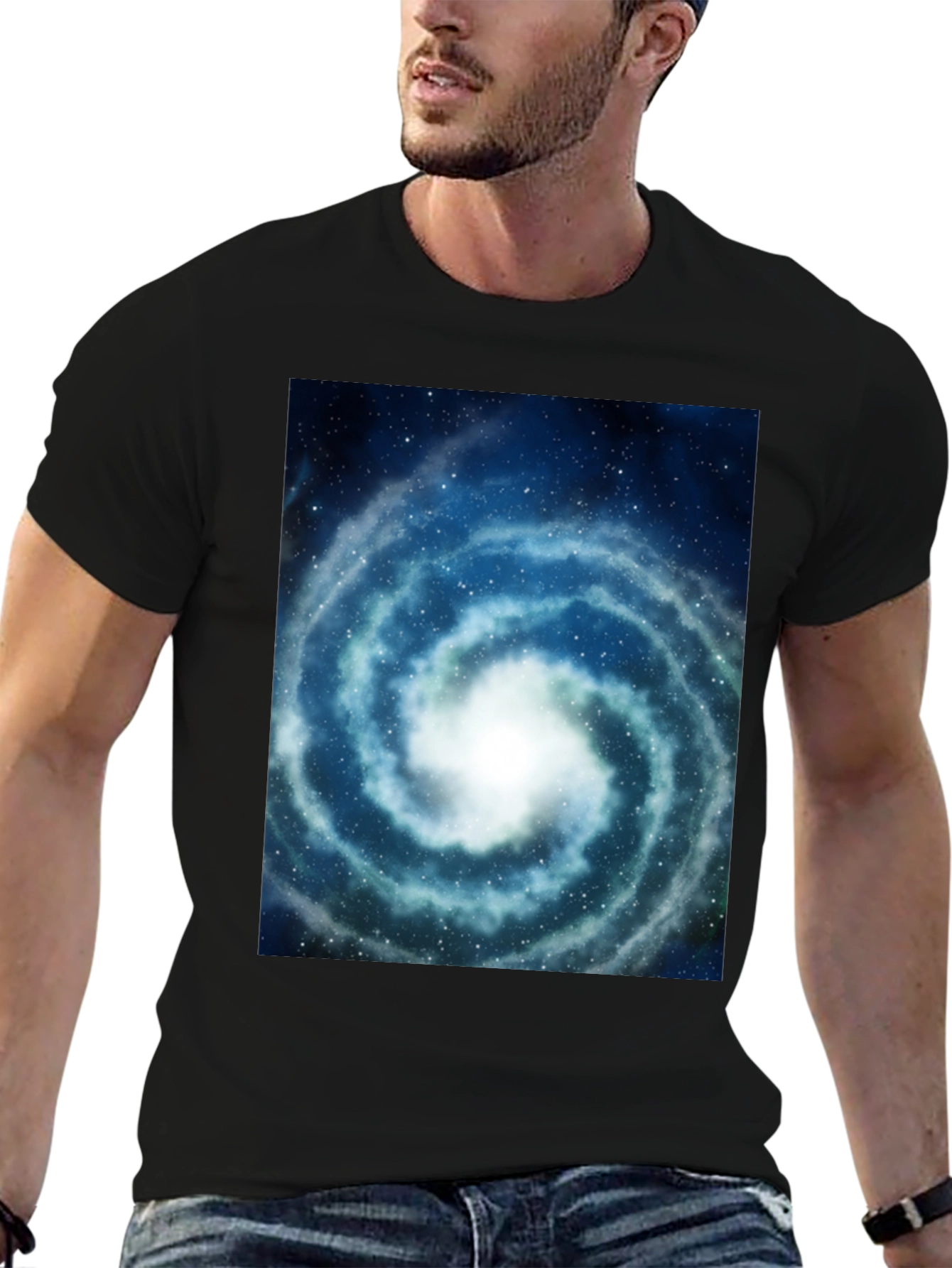 Galaxy Swirl T-Shirt - Cosmic Design Tee