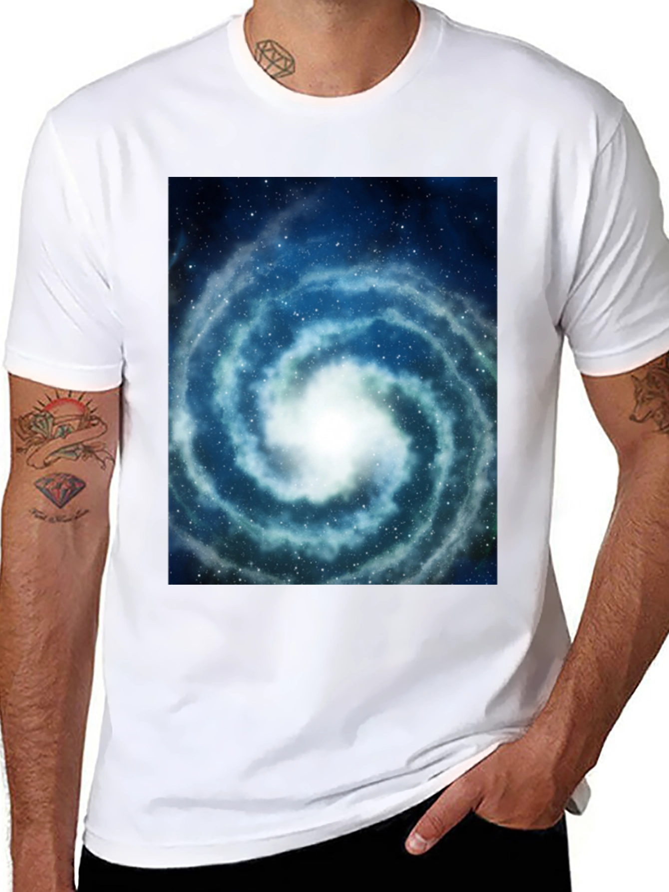 Galaxy Swirl T-Shirt - Cosmic Design Tee
