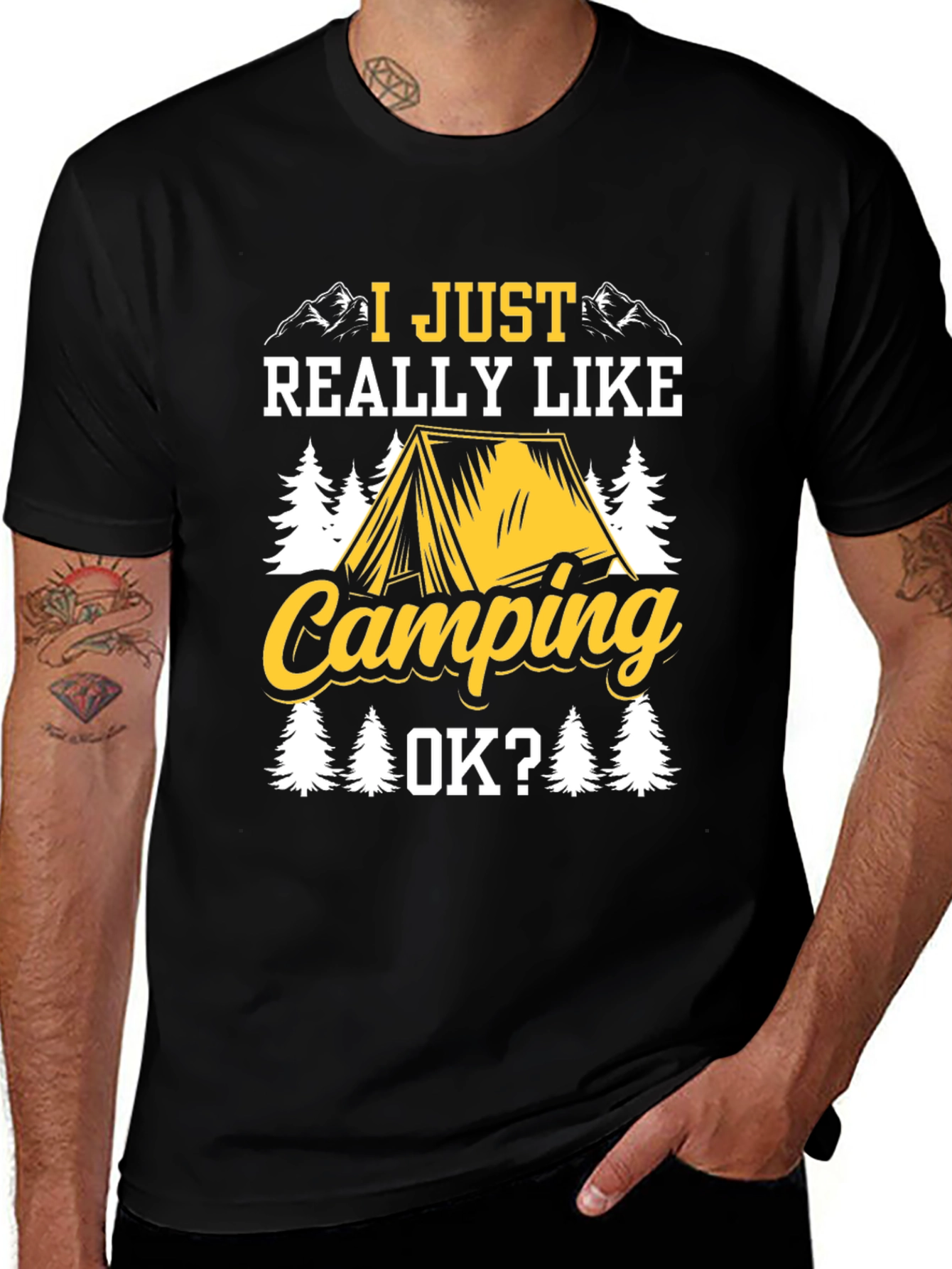 Camping Lover T-Shirt - I Just Really Like Camping