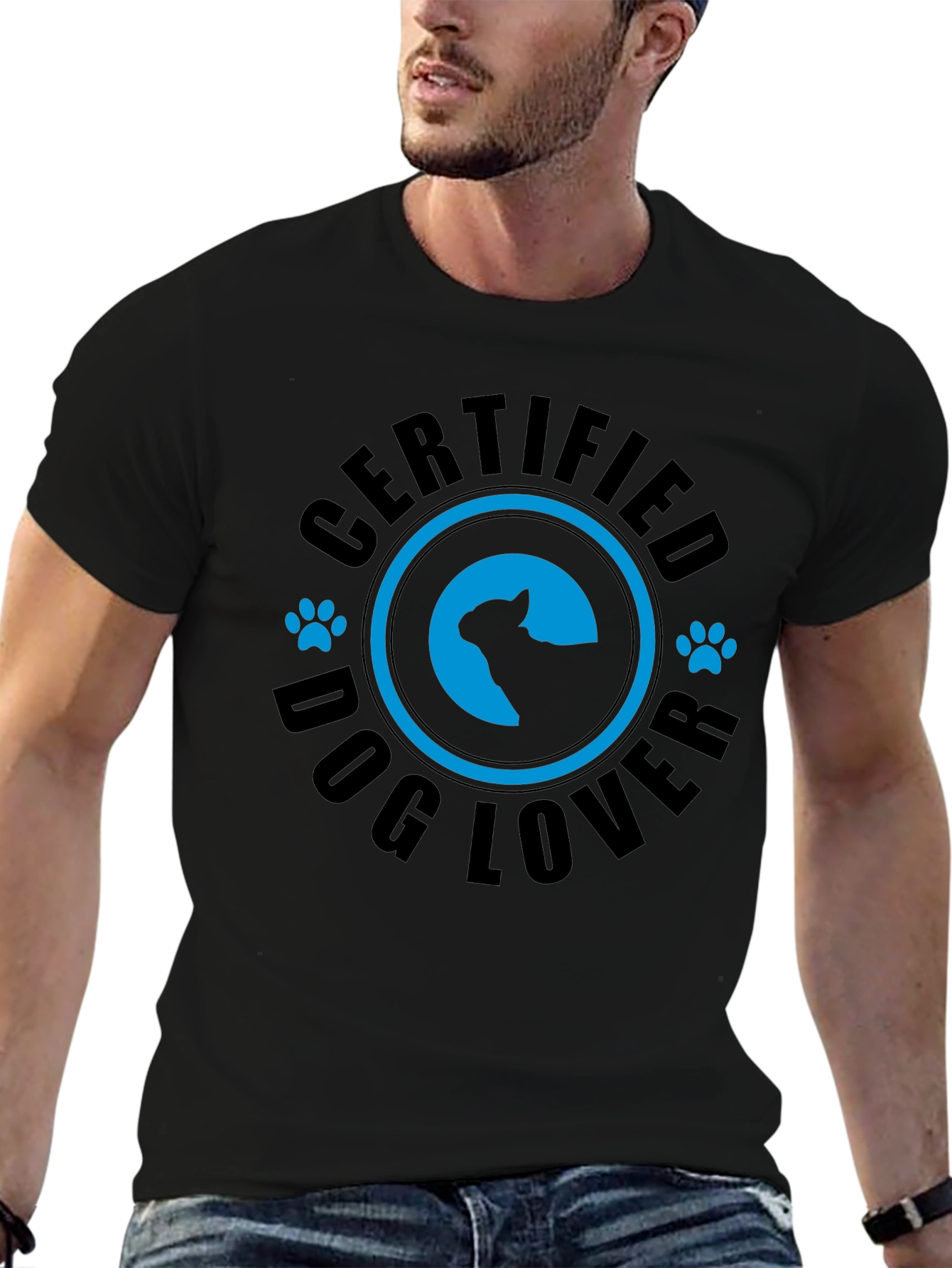 Certified Dog Lover Graphic Tee
