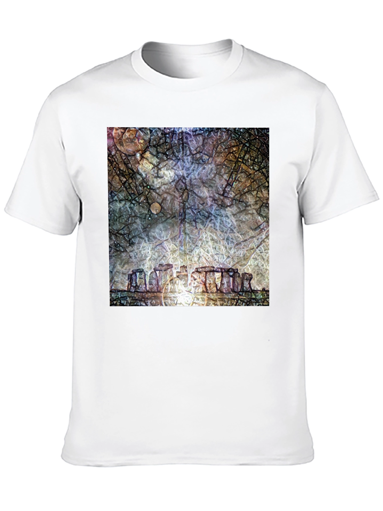 Stonehenge Art T-Shirt - Modern Graphic Tee