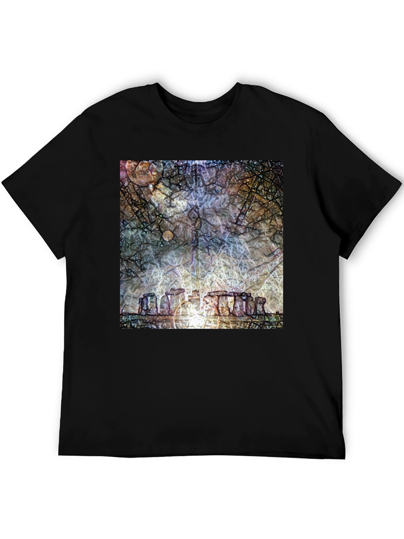Stonehenge Art T-Shirt - Modern Graphic Tee