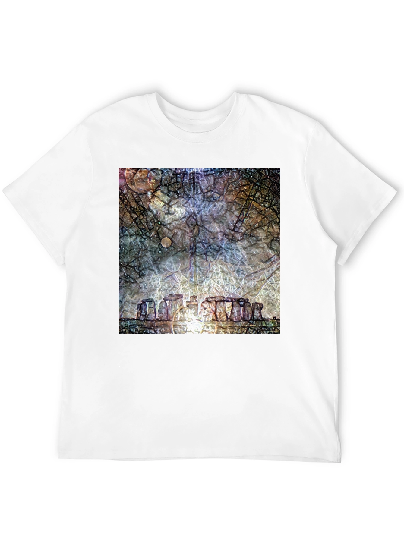 Stonehenge Art T-Shirt - Modern Graphic Tee