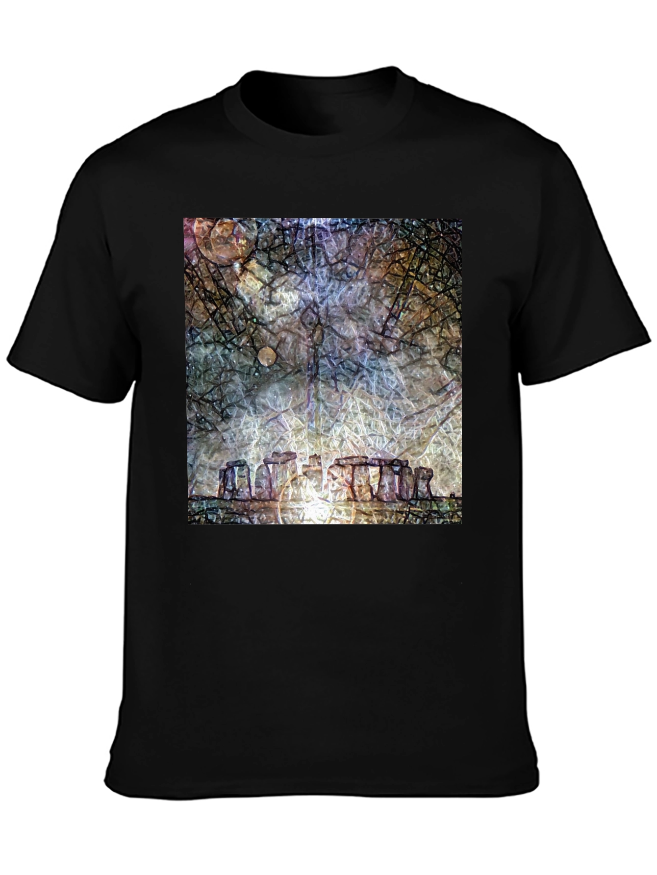 Stonehenge Art T-Shirt - Modern Graphic Tee