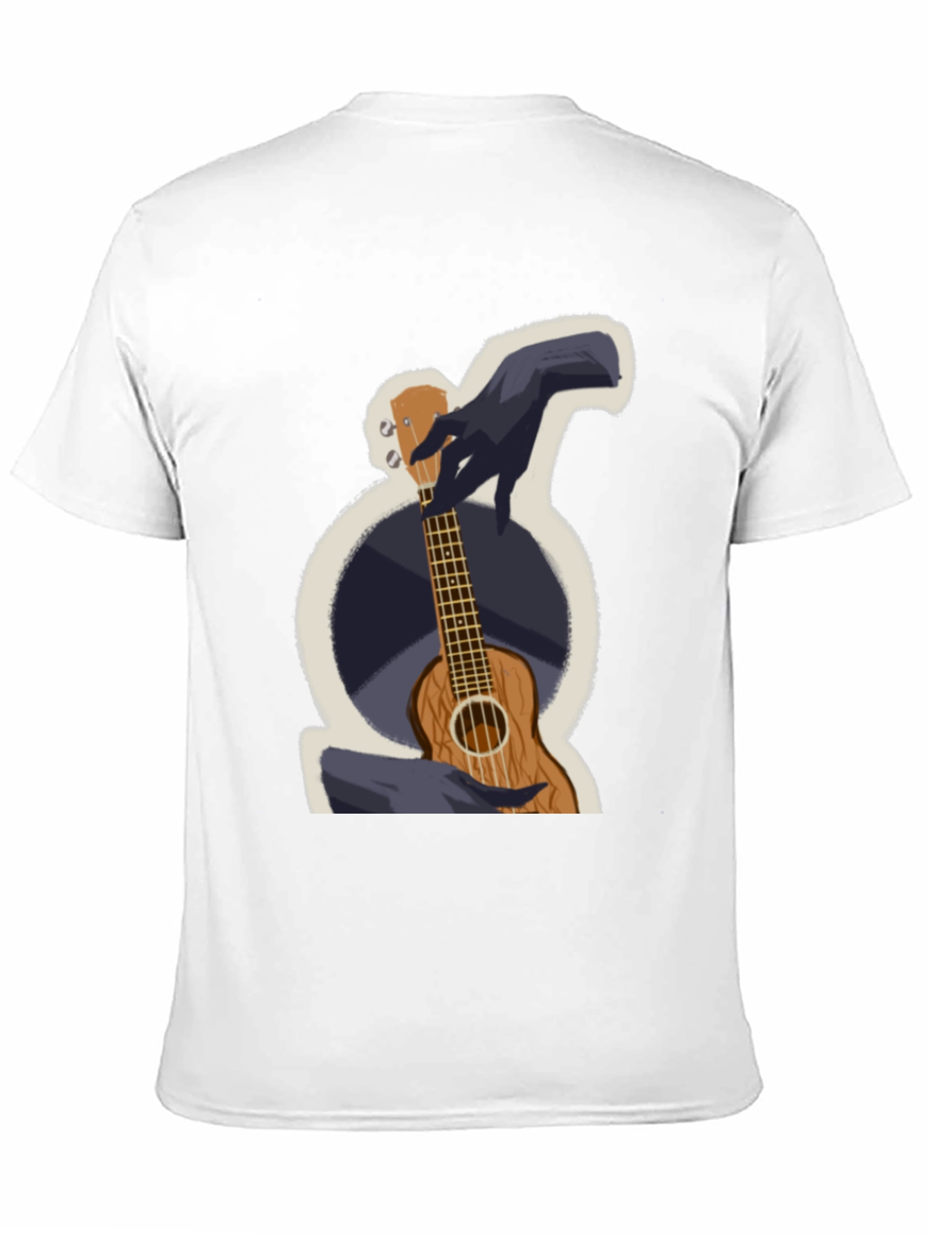 Ukulele Graphic T-Shirt - Casual Wear