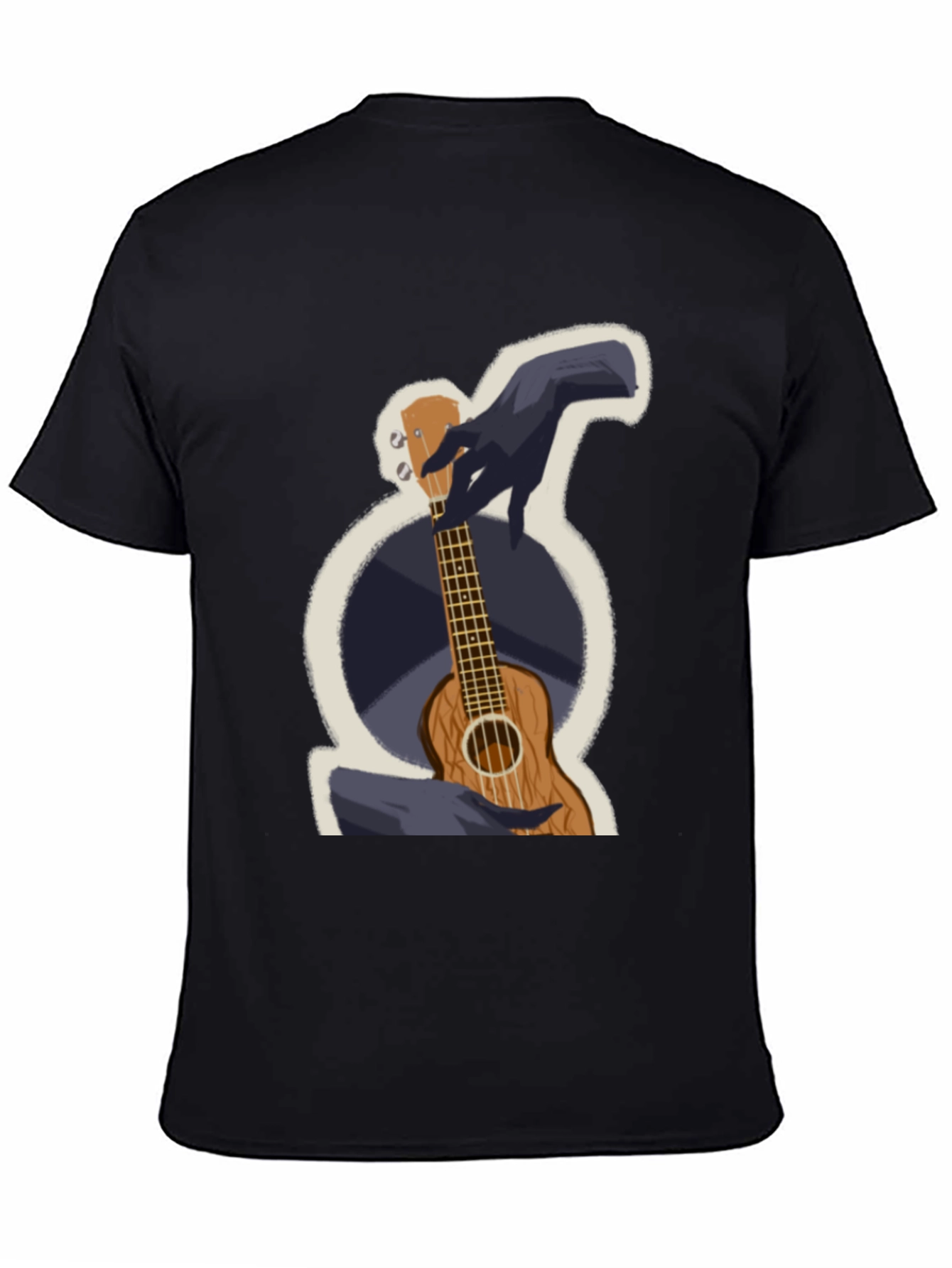 Ukulele Graphic T-Shirt - Casual Wear