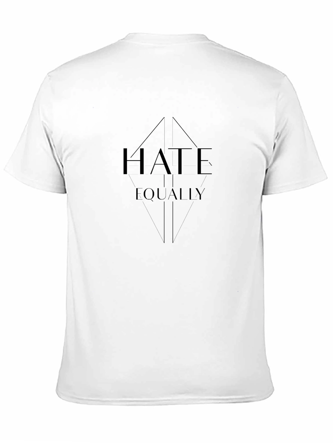 Hate Equally Graphic Black T-Shirt
