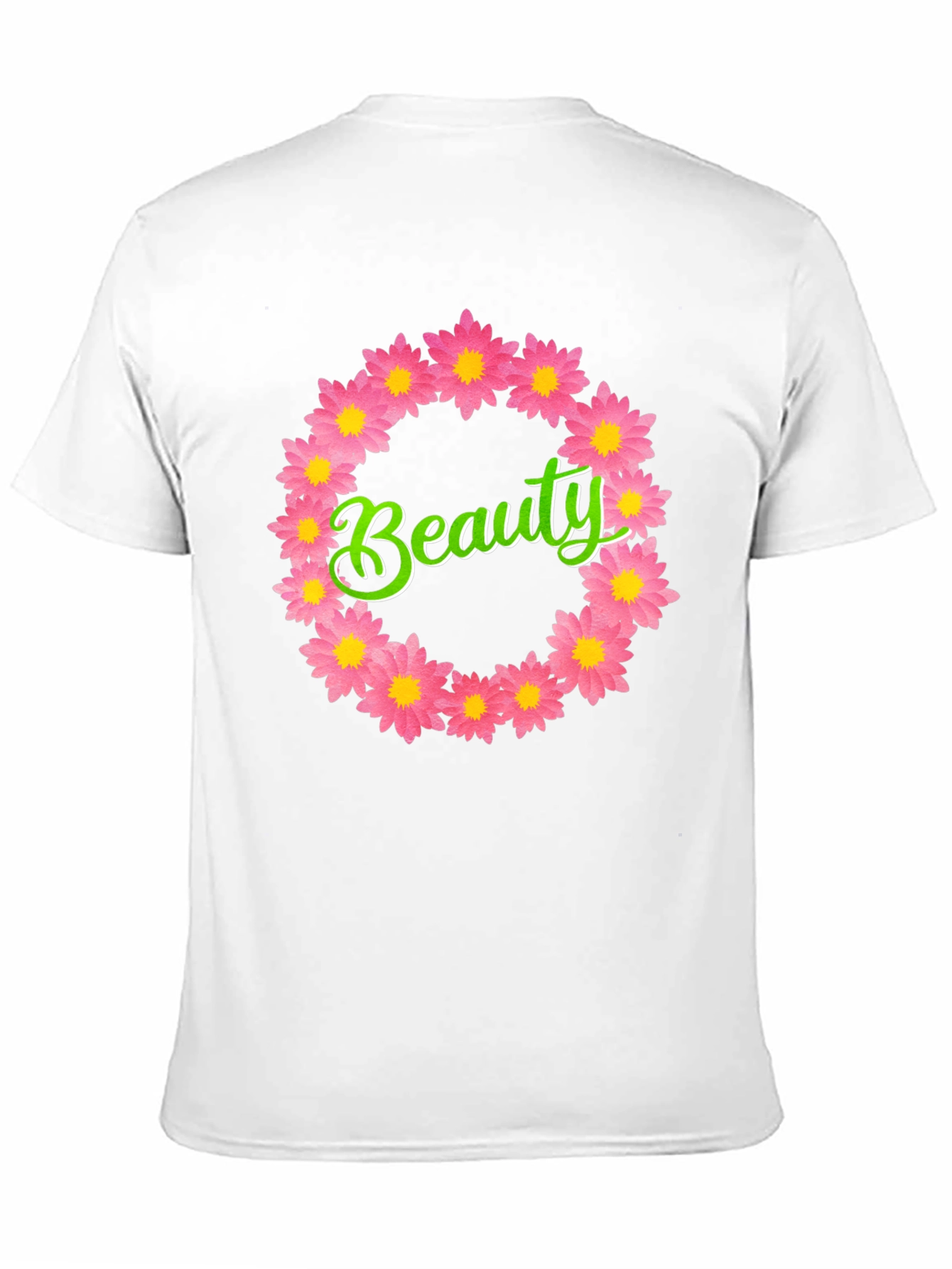 Beauty Floral Wreath T-Shirt