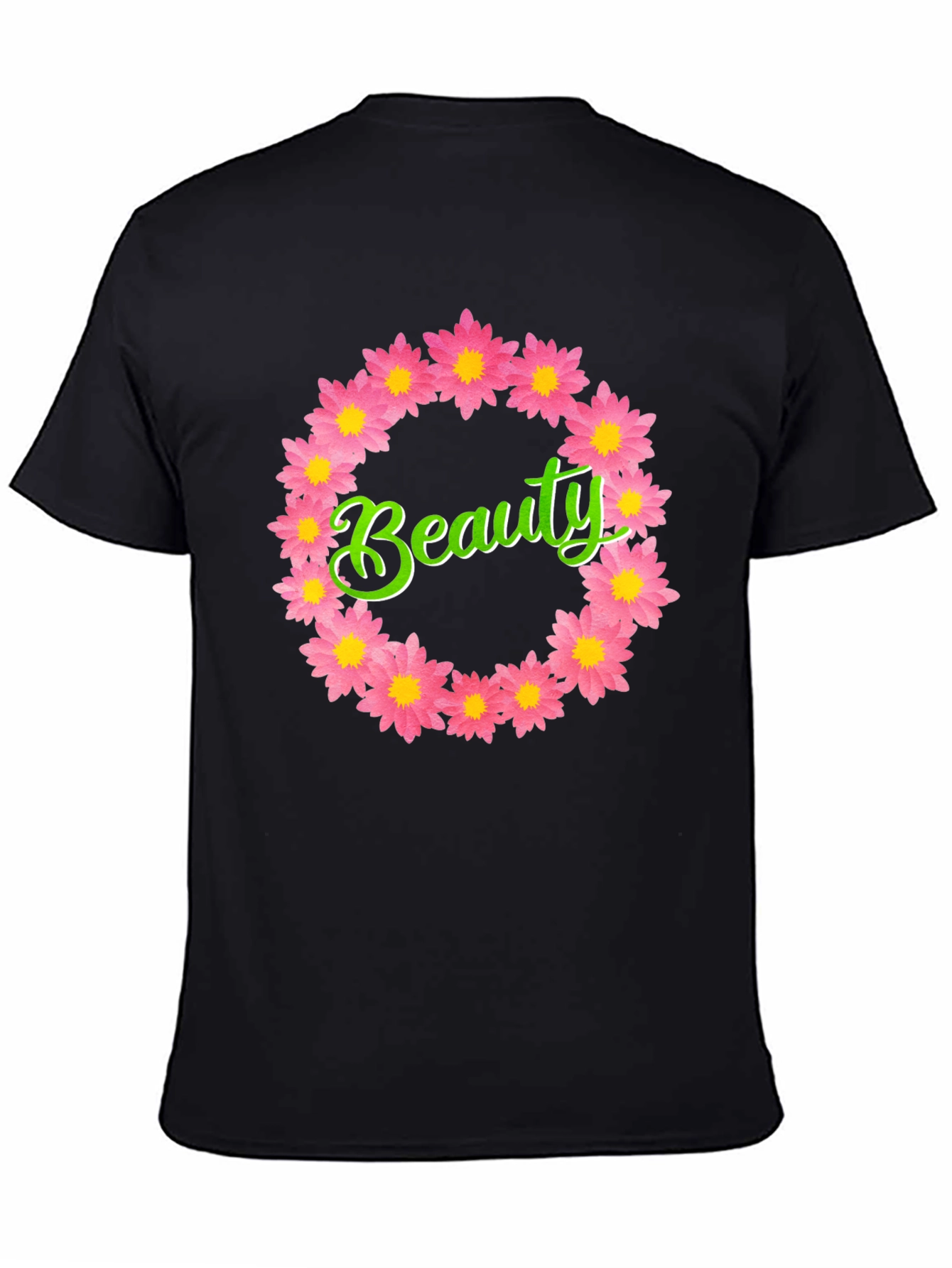 Beauty Floral Wreath T-Shirt