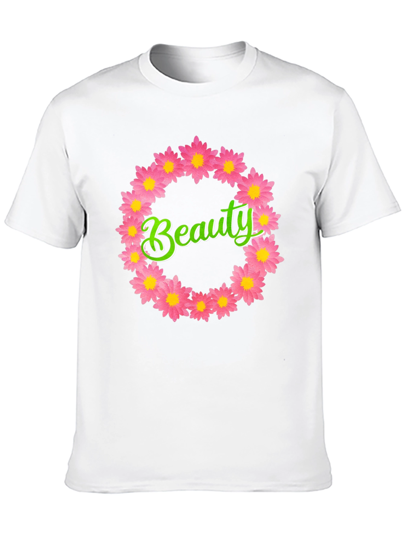 Beauty Floral Wreath T-Shirt