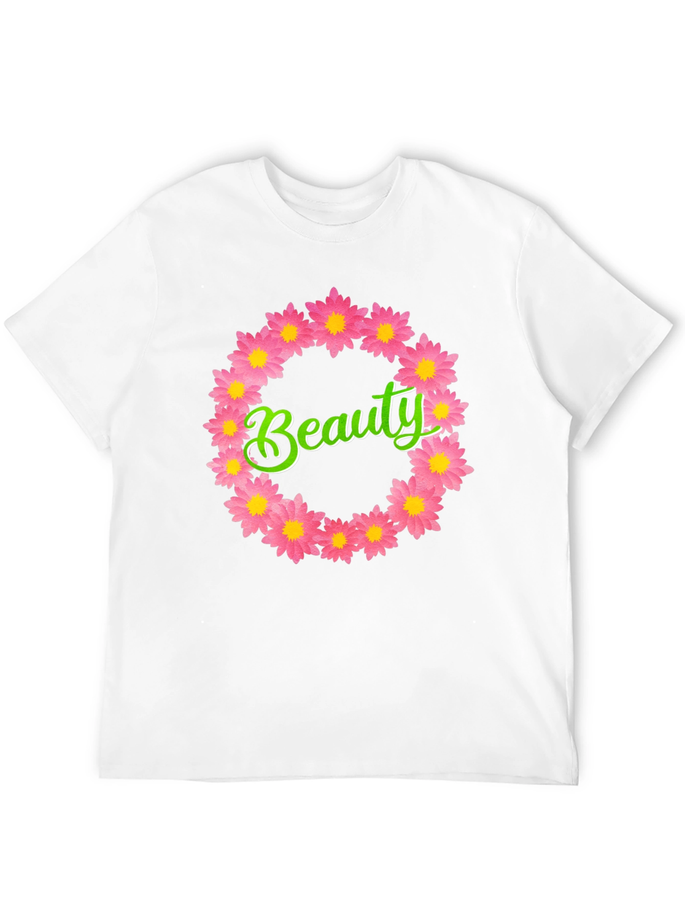 Beauty Floral Wreath T-Shirt