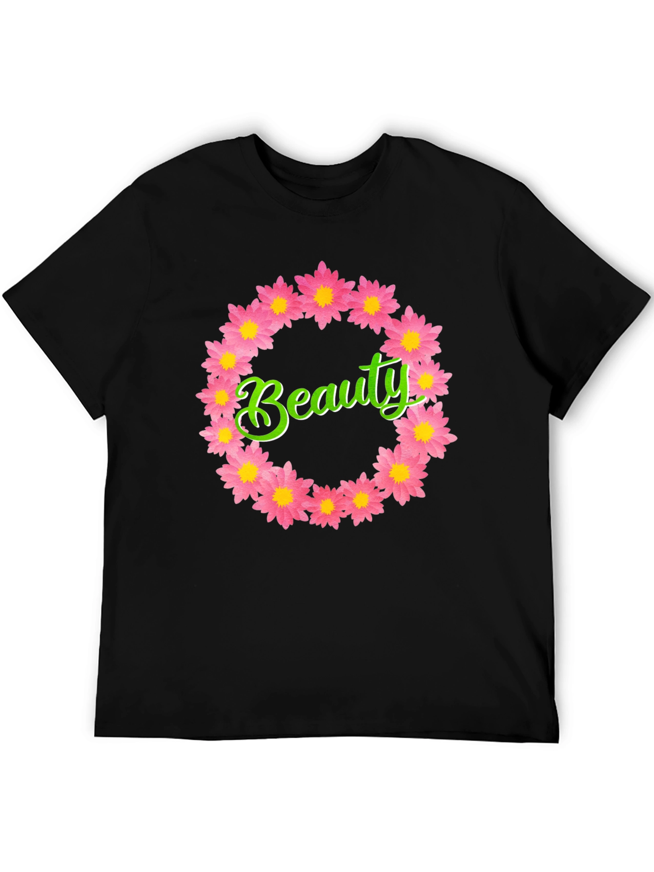 Beauty Floral Wreath T-Shirt