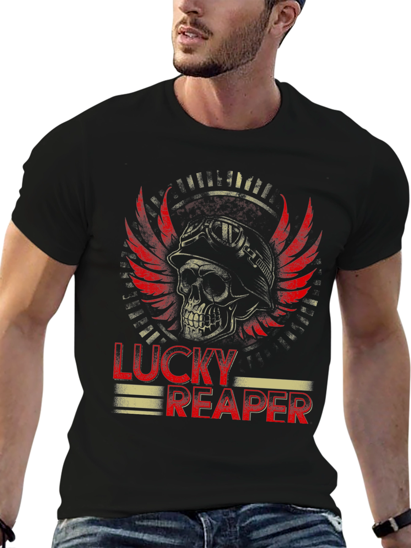 Lucky Reaper Graphic T-Shirt