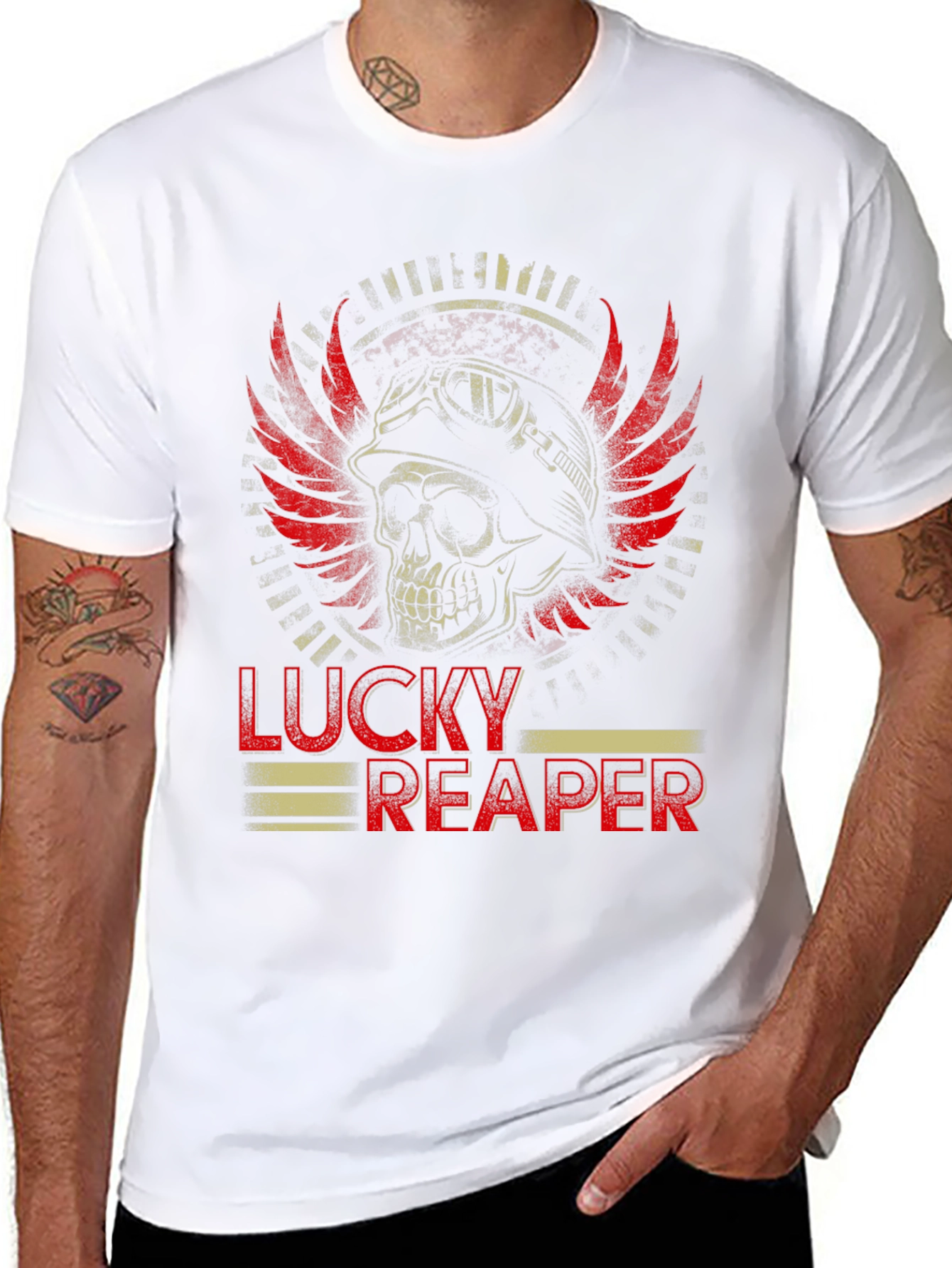 Lucky Reaper Graphic T-Shirt